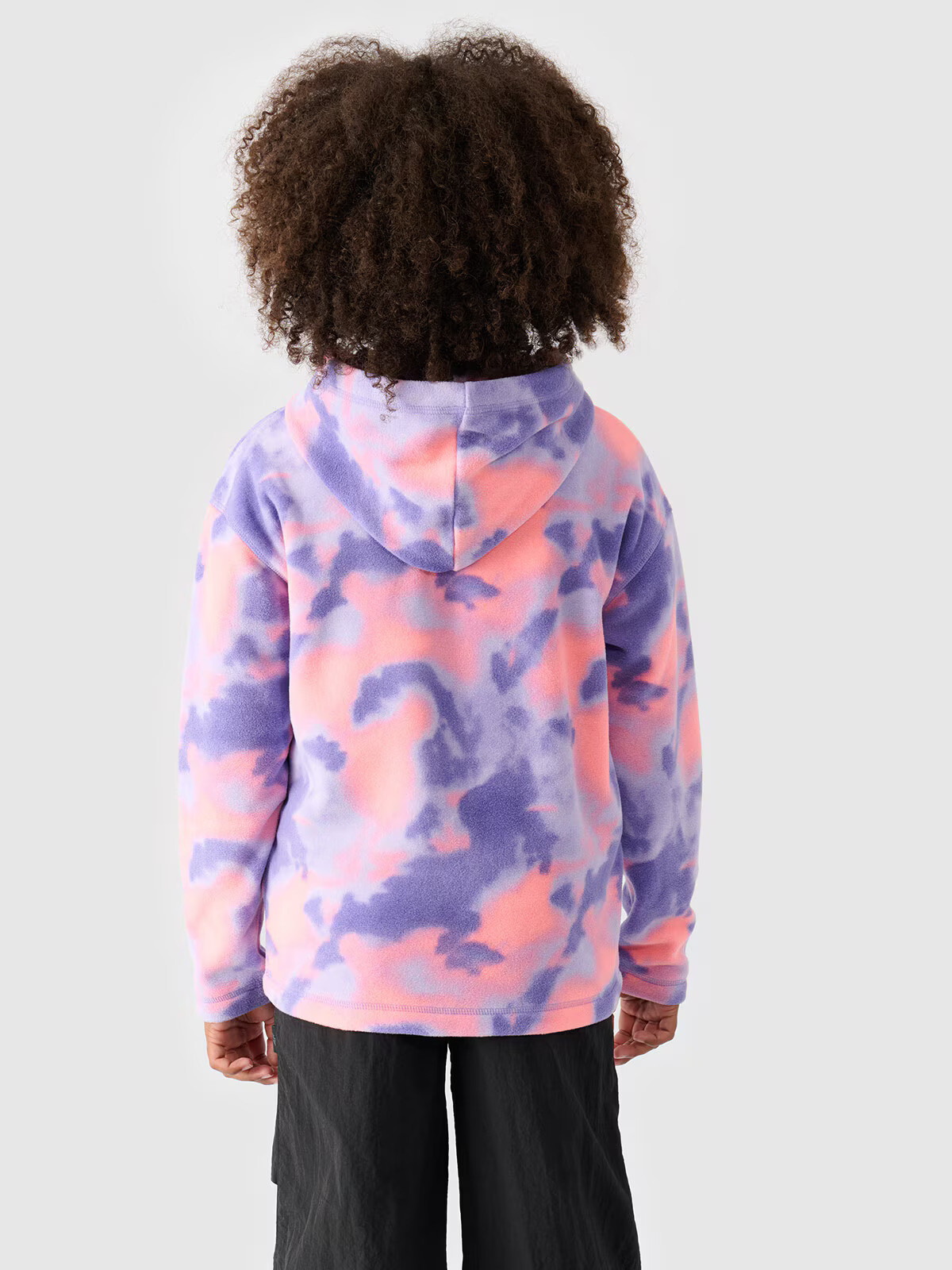 Girls&#039; fleece sweatshirt 4F