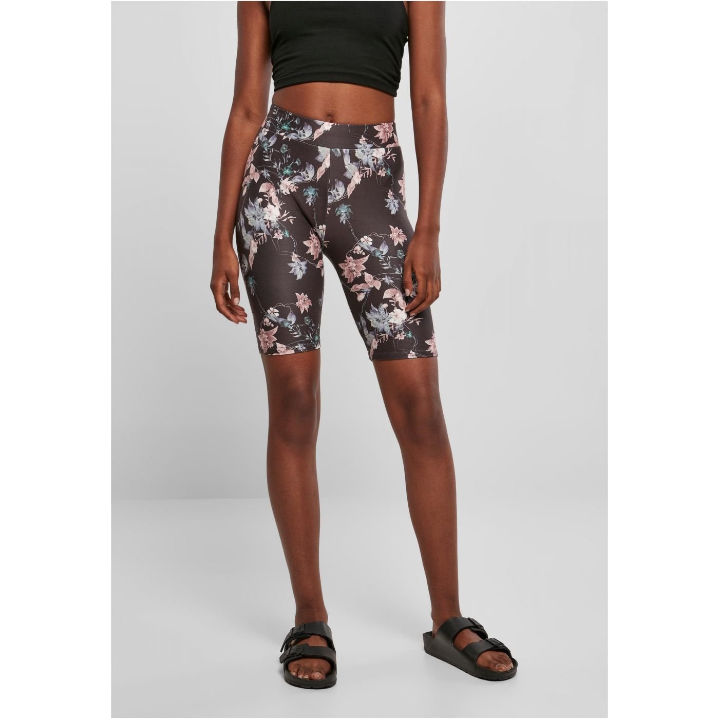 Women’s Soft Shorts AOP Cycle Blacksoftflower