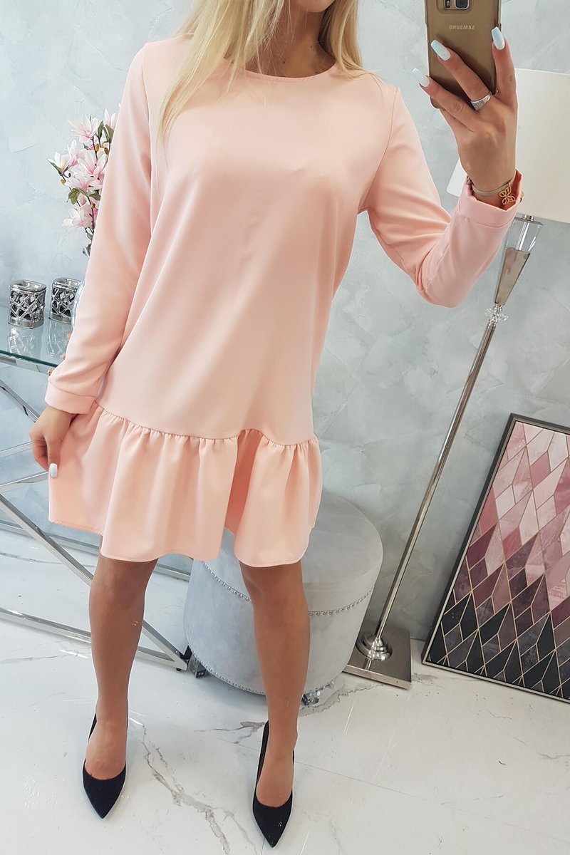 Rochie cu un roz pudră deschis