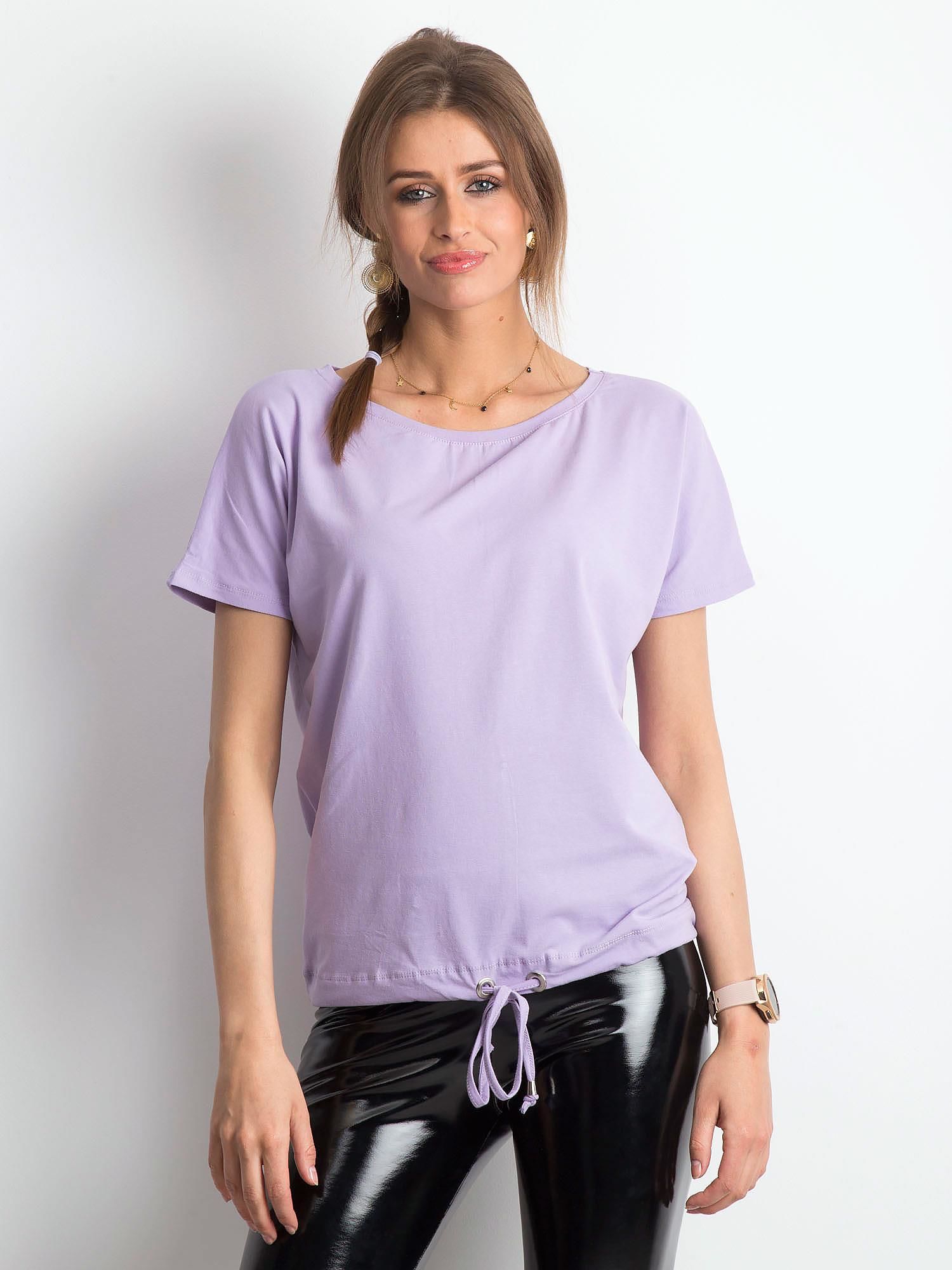 Women´s cotton tshirt, light purple