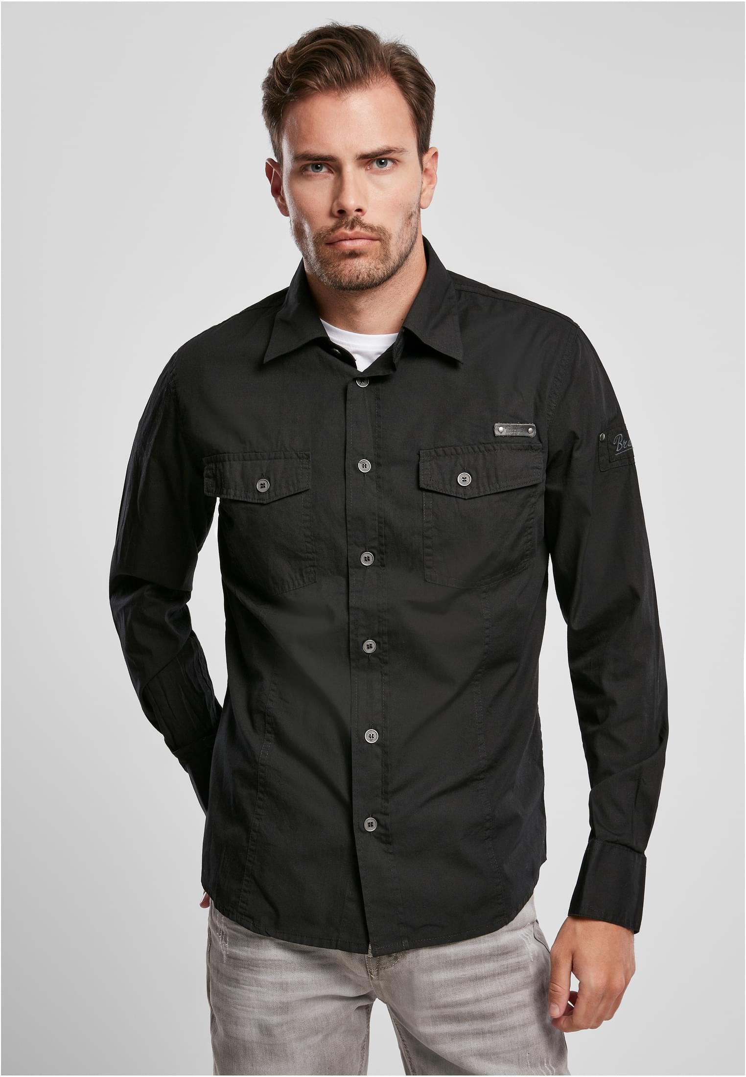 Thin Work Shirt Black