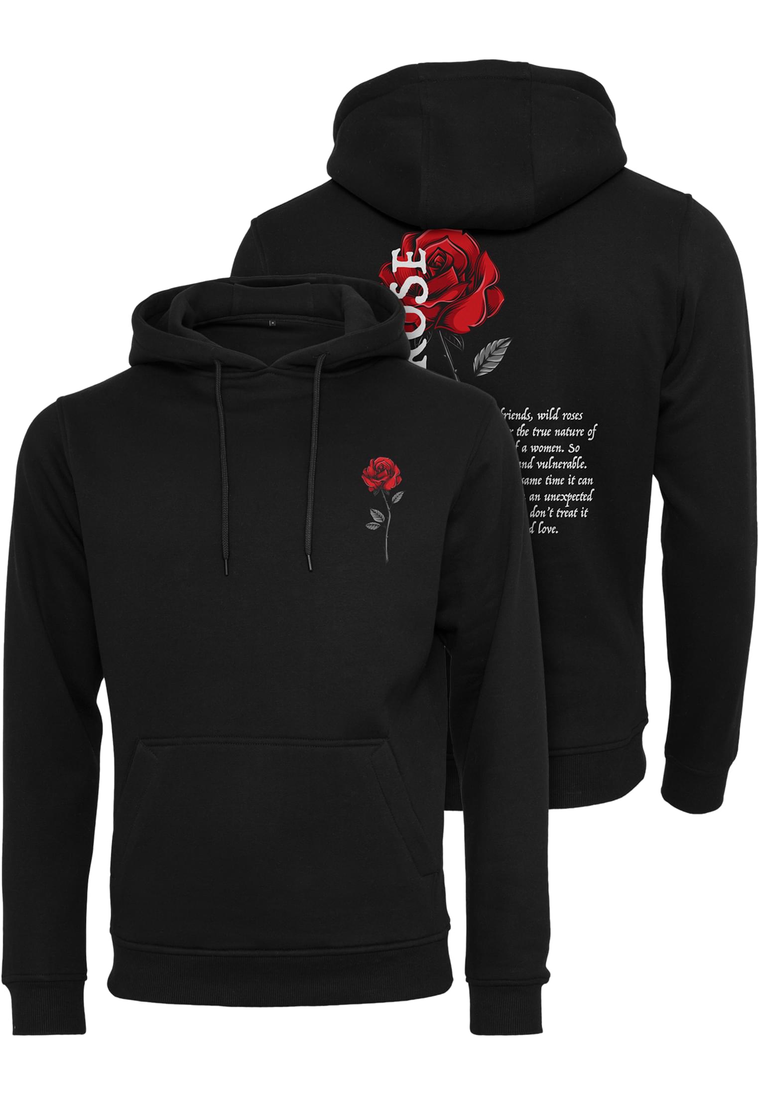Wild Rose with Hood Black