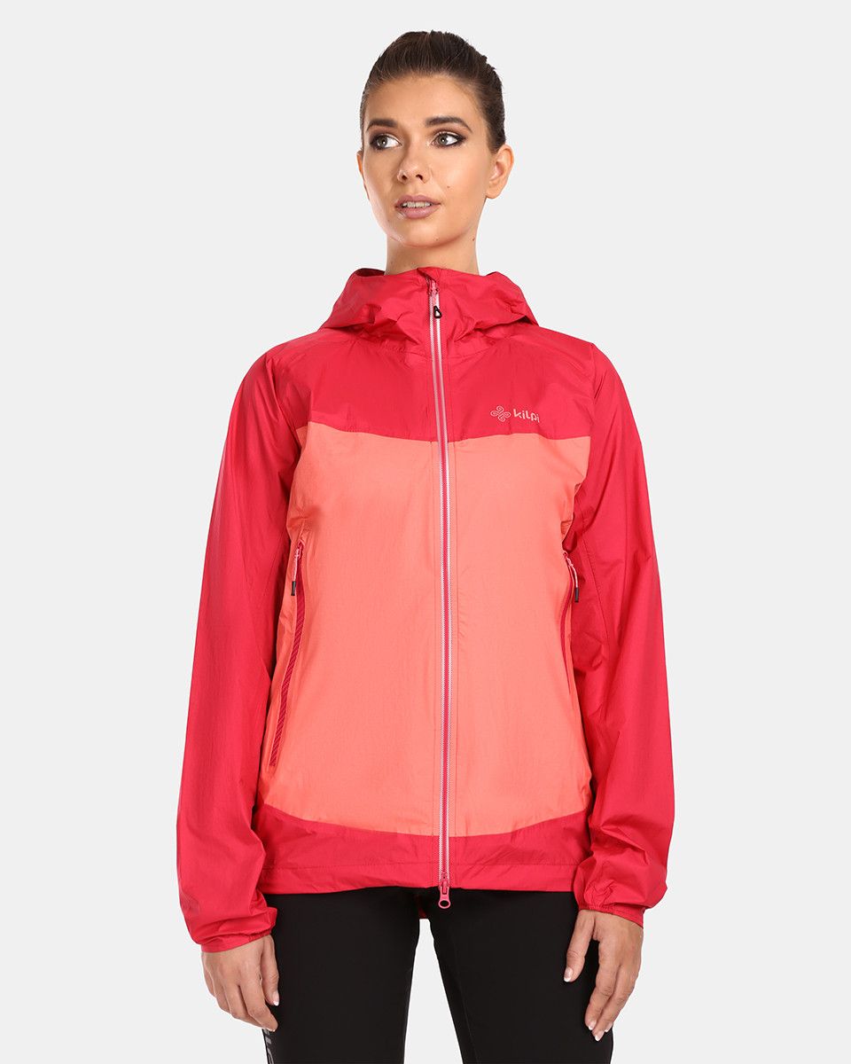 Women's waterproof jacket Kilpi HURRICANE-W Pink