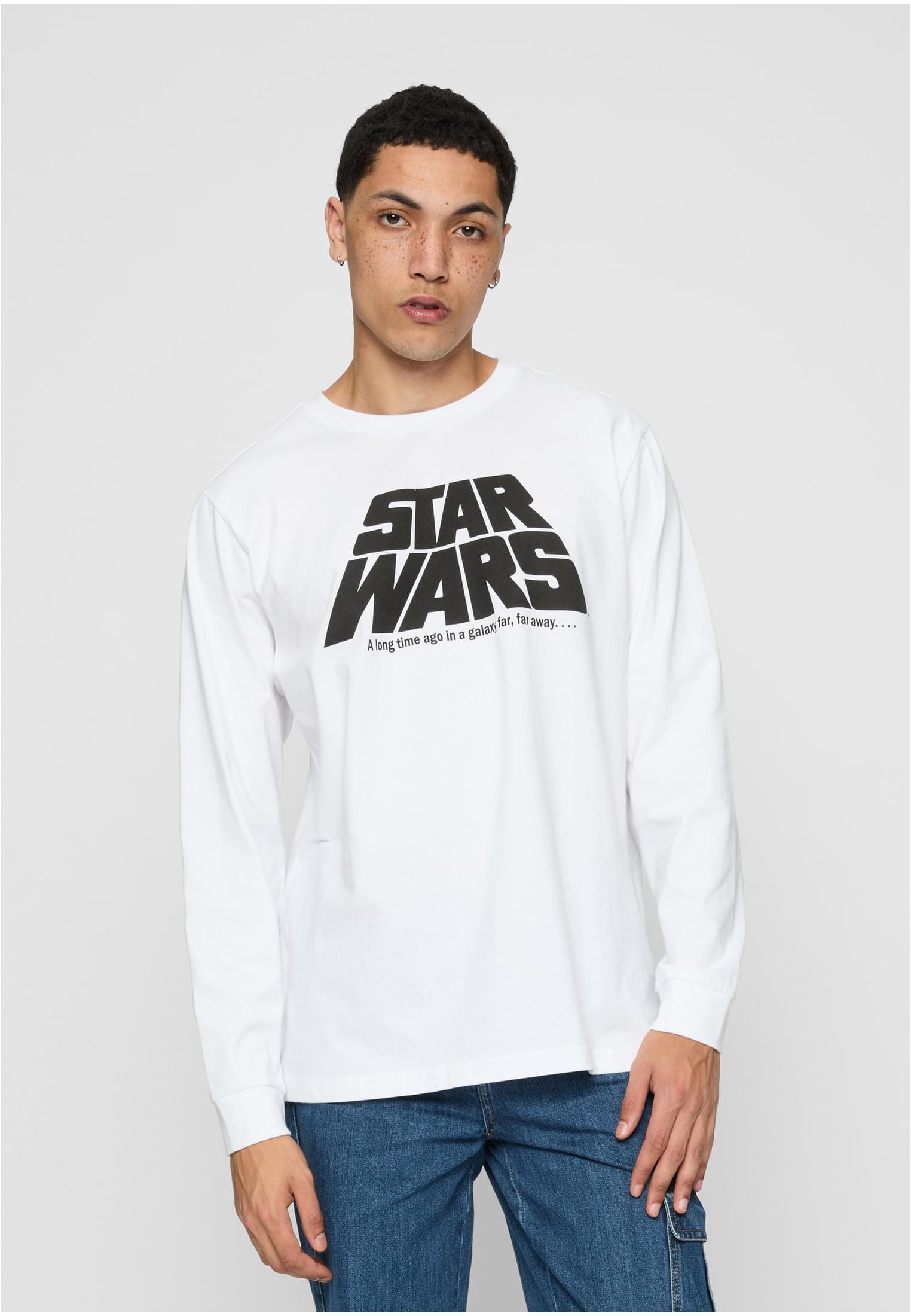 Star Wars Long Sleeve Photo Collage White