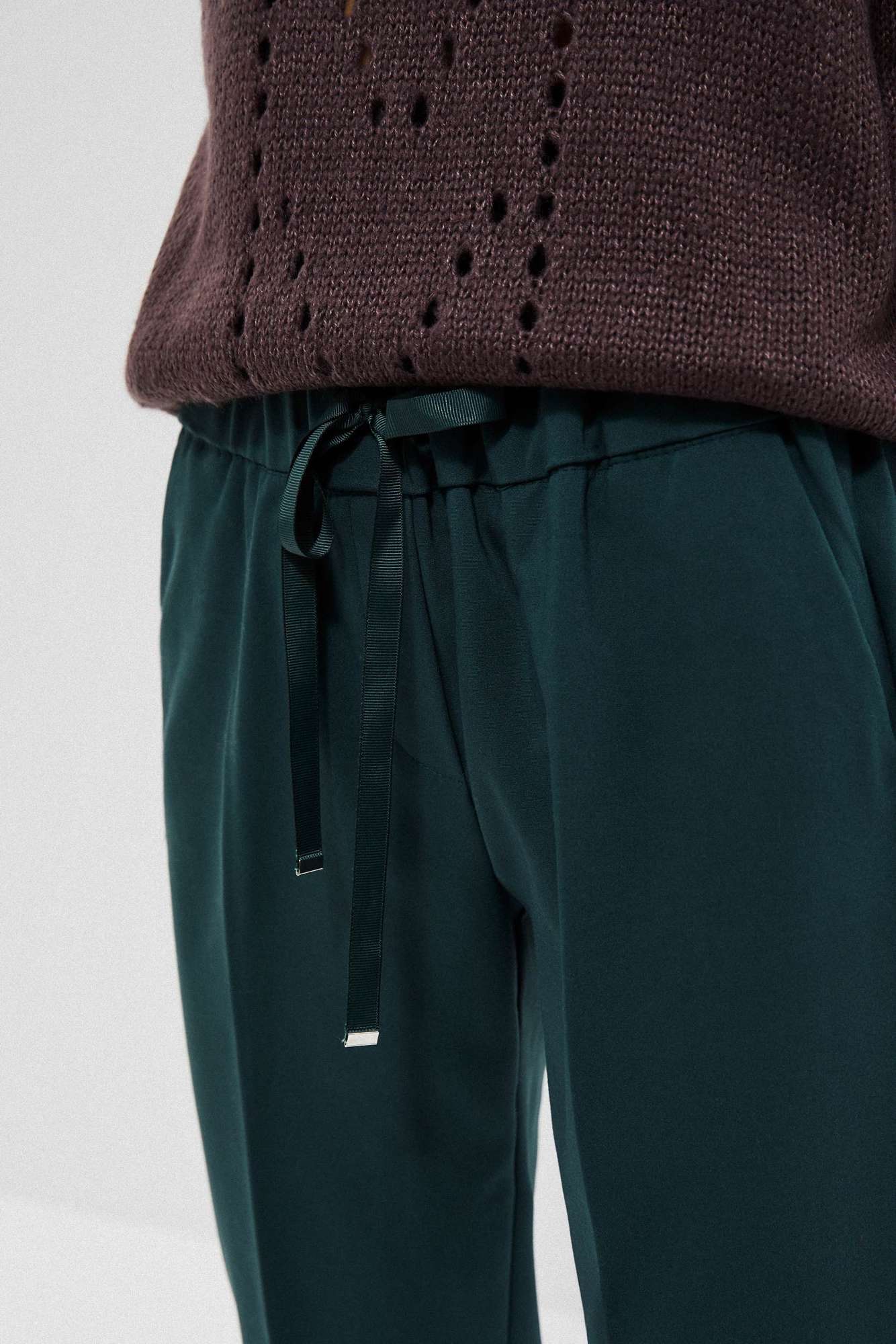 Pantaloni țigară - verde