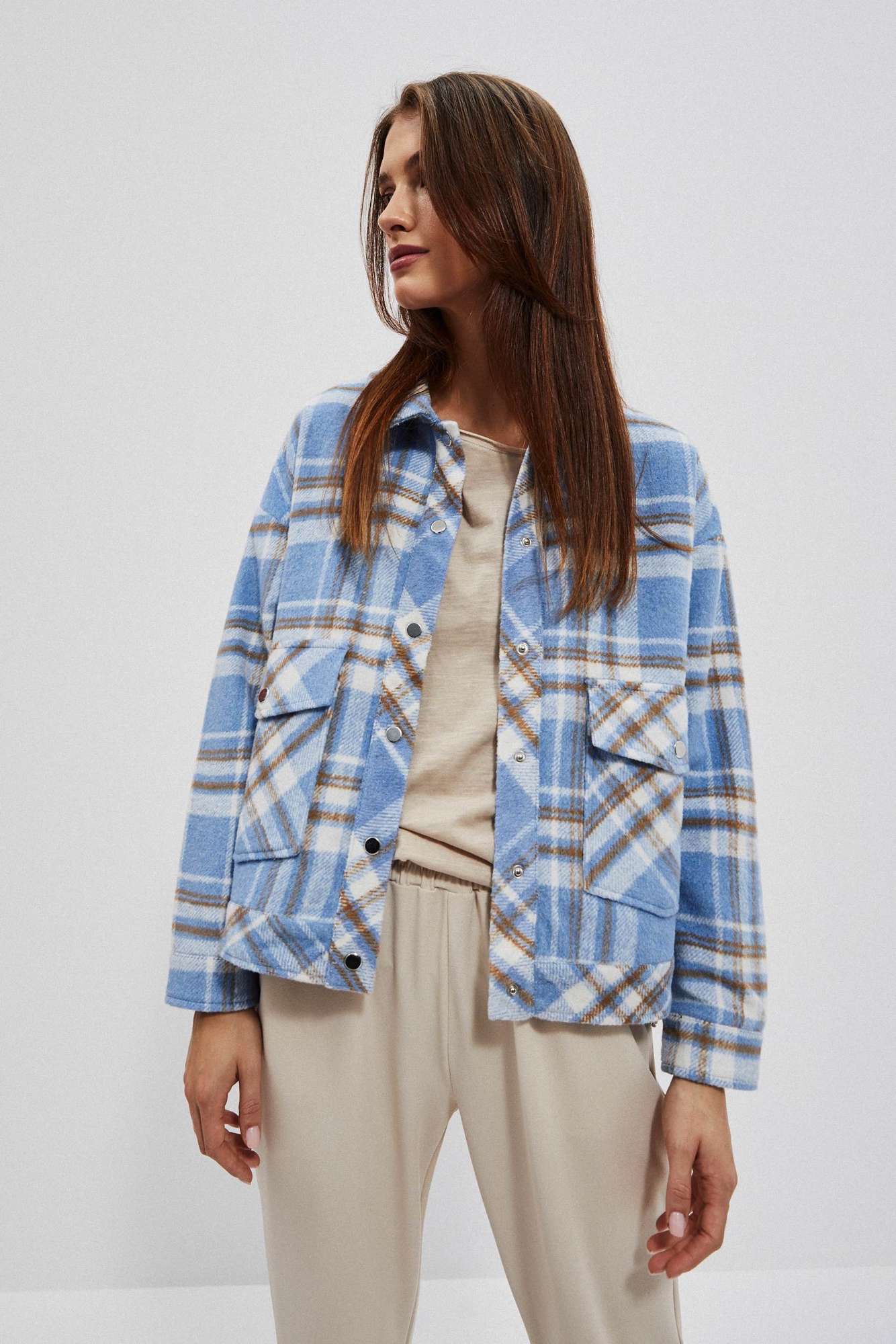 Marisse Women's Jacket L-Ku-4005 Blue