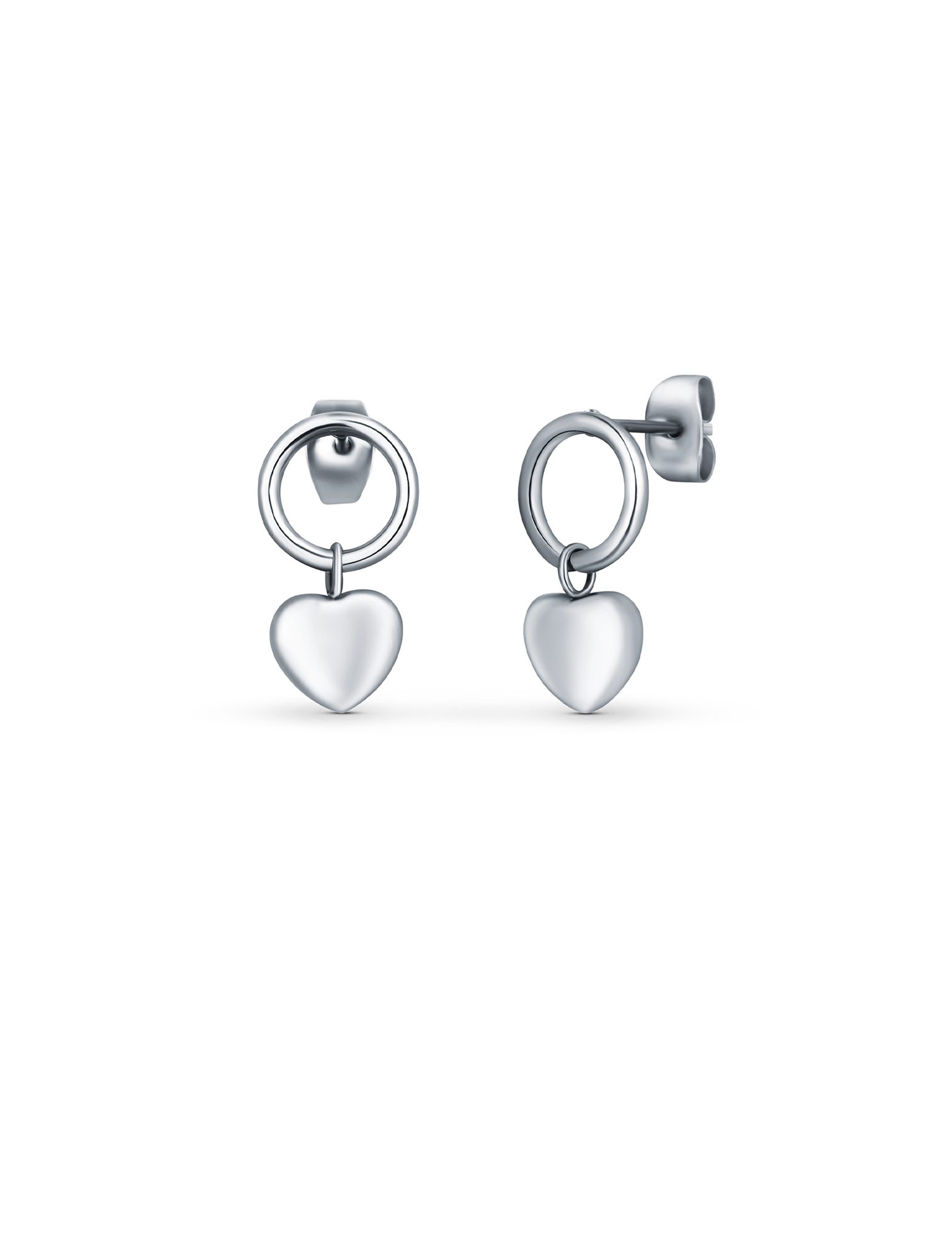 Earrings VUCH Angelica Heart Silver