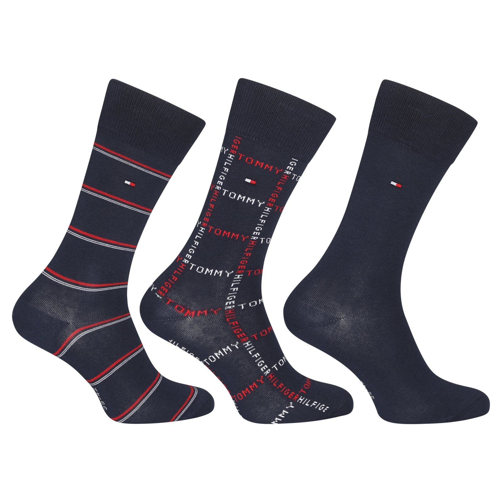 Levně 3PACK pánské ponožky Tommy Hilfiger vícebarevné