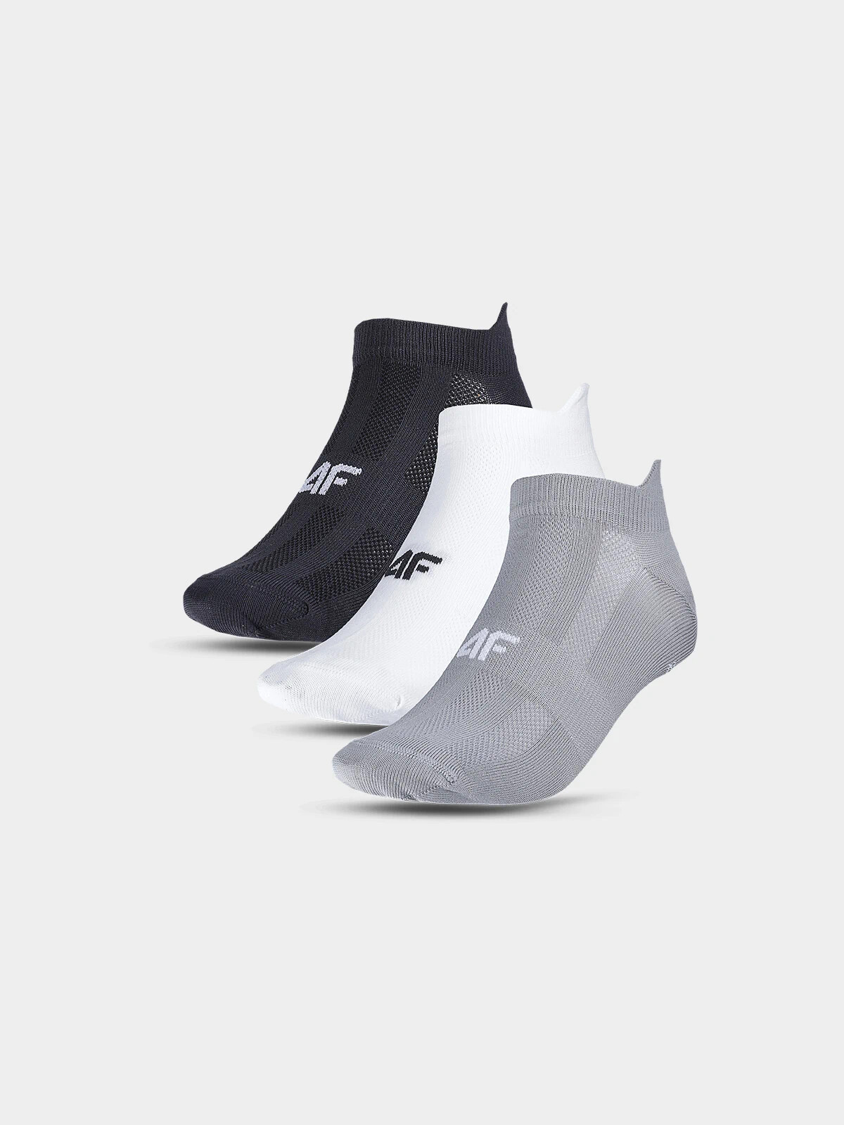 Men's Sports Socks Under the Ankle (3pack) 4F - Multicolored