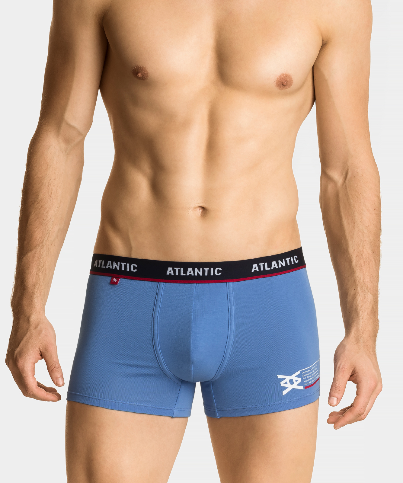 3-PACK Men&#039;s boxers ATLANTIC - dark blue, blue, dark blue,