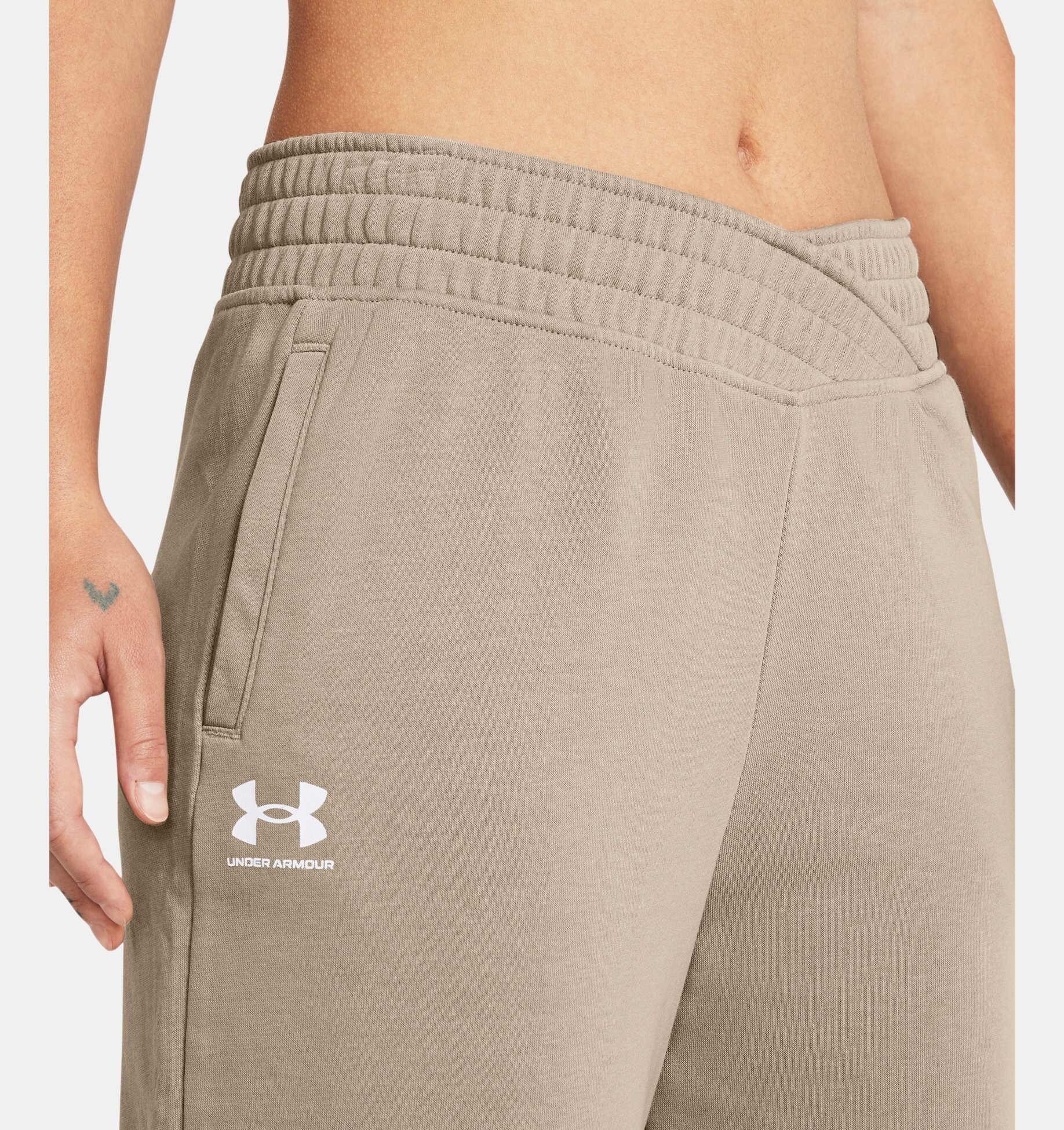 Under Armour Rival Terry Crop Wide Leg Women&#039;s Sweatpants
