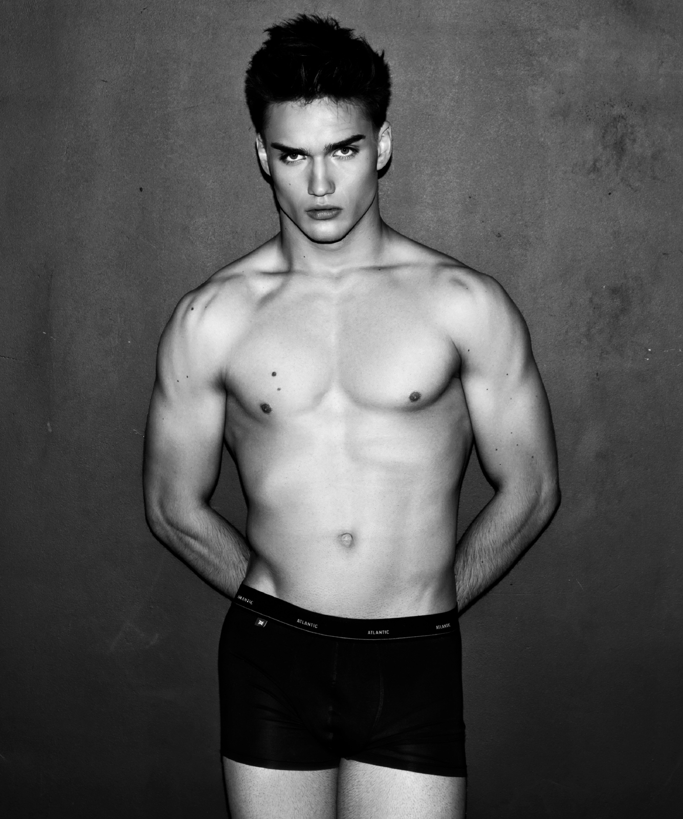 Man boxers ATLANTIC PREMIUM - dark gray