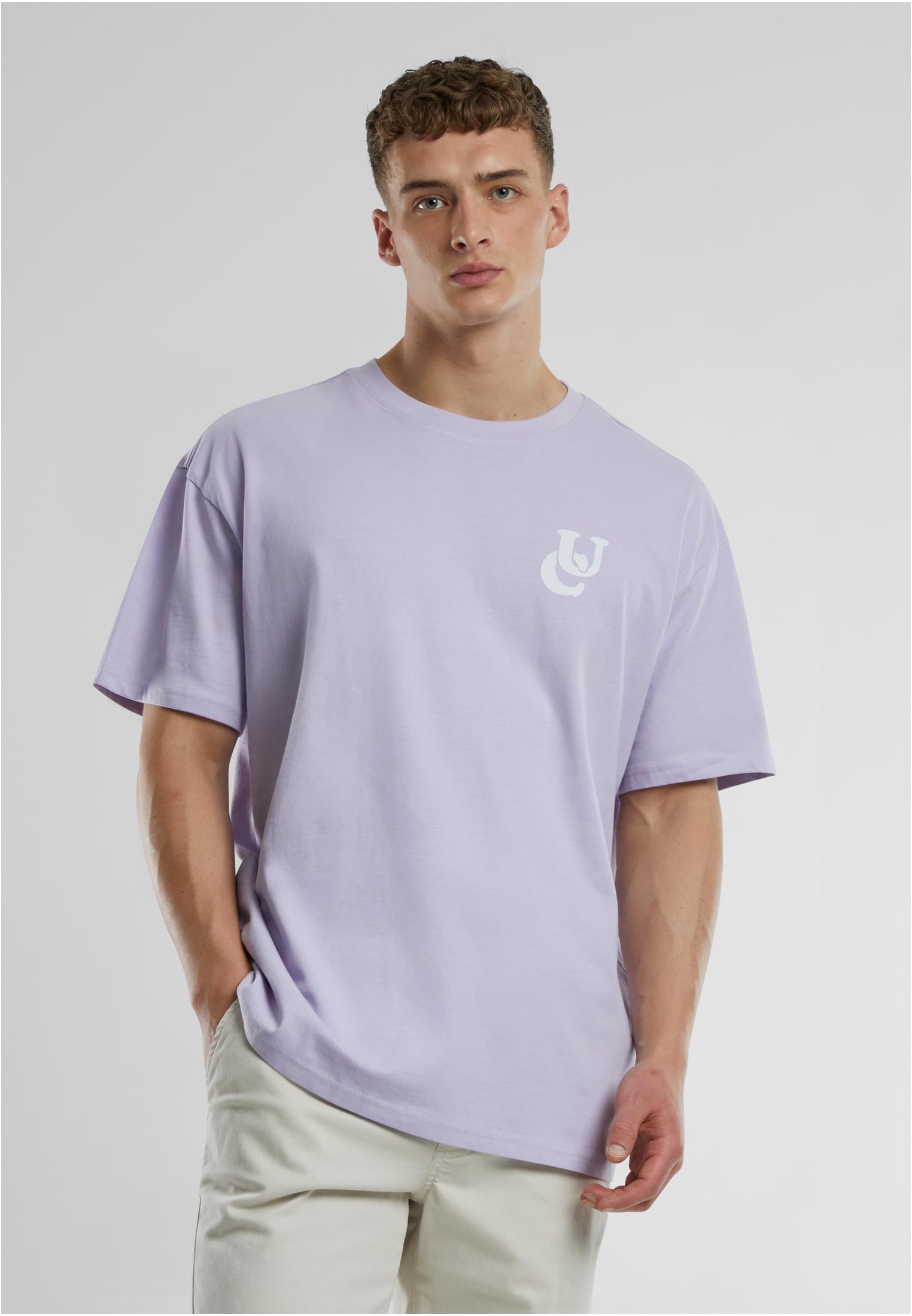 Men's T-shirt UC Weavy Logo Heavy Oversized Lilac