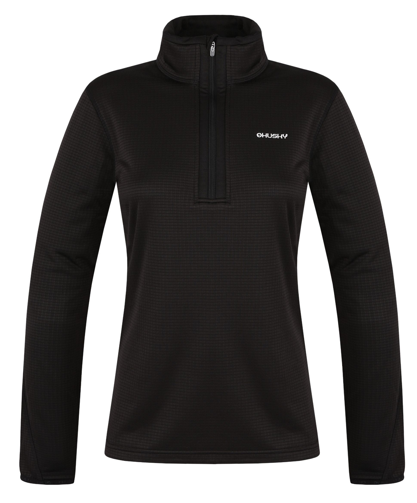 Women's turtleneck sweatshirt HUSKY Artic L black