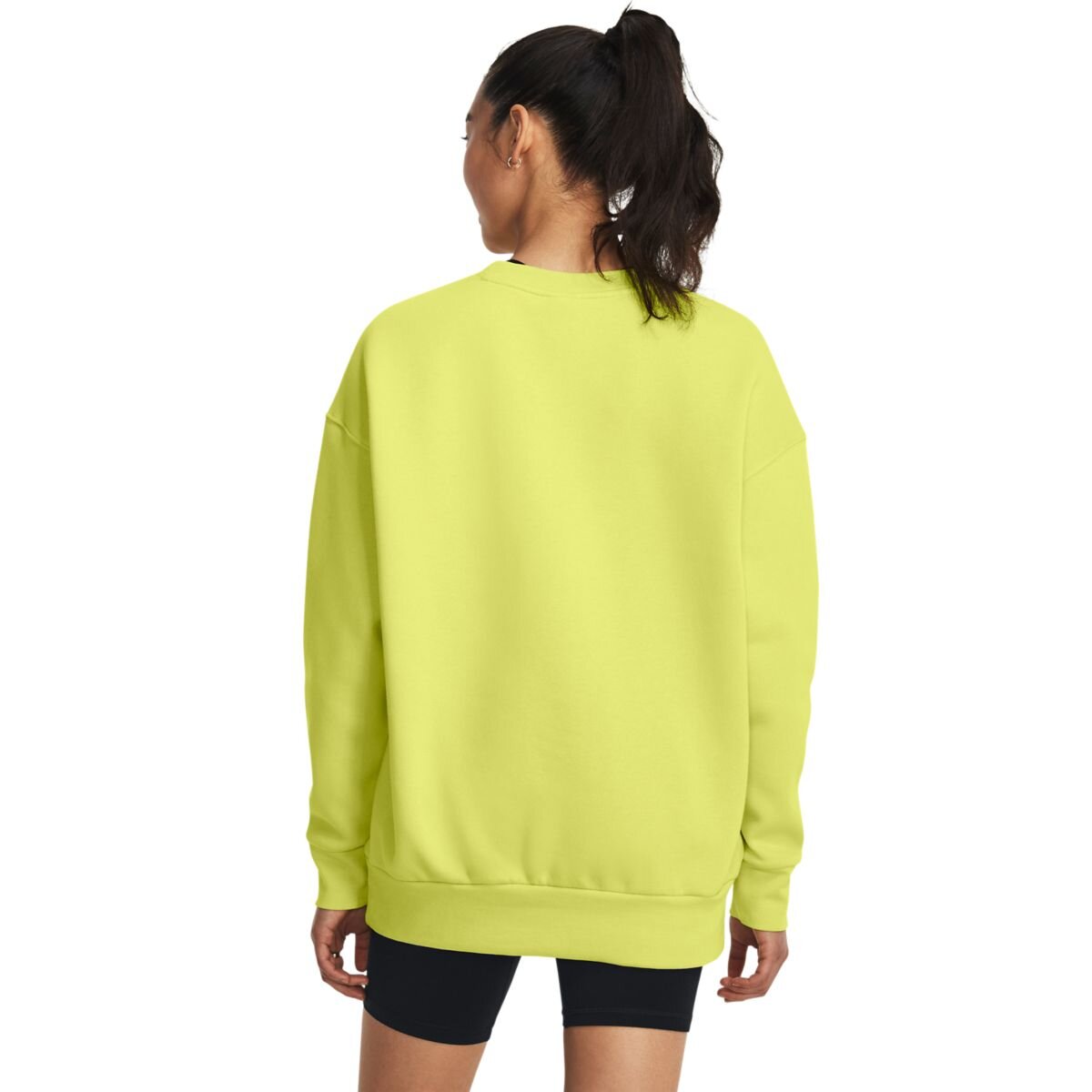 Women&#039;s oversized sweatshirt Under Armour Essential Flc OS Crew