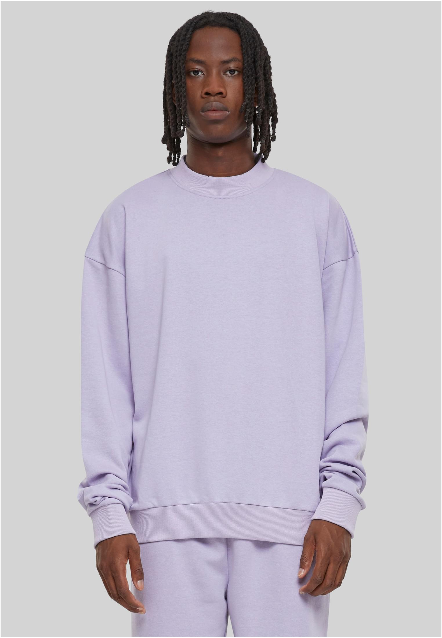 Men's Light Terry Crew Sweatshirt - Purple