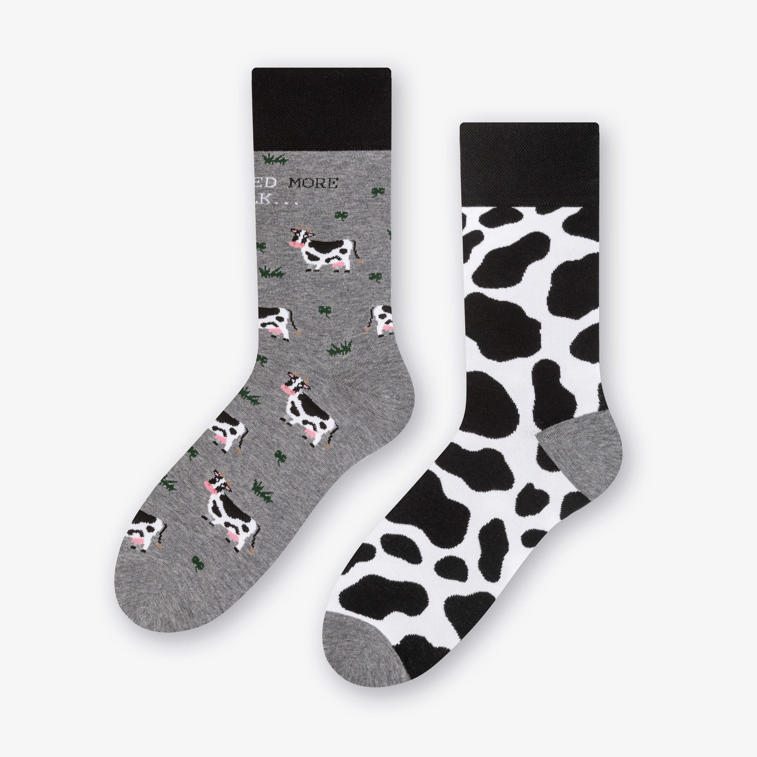 Milk 078-A040 Melange Grey socks