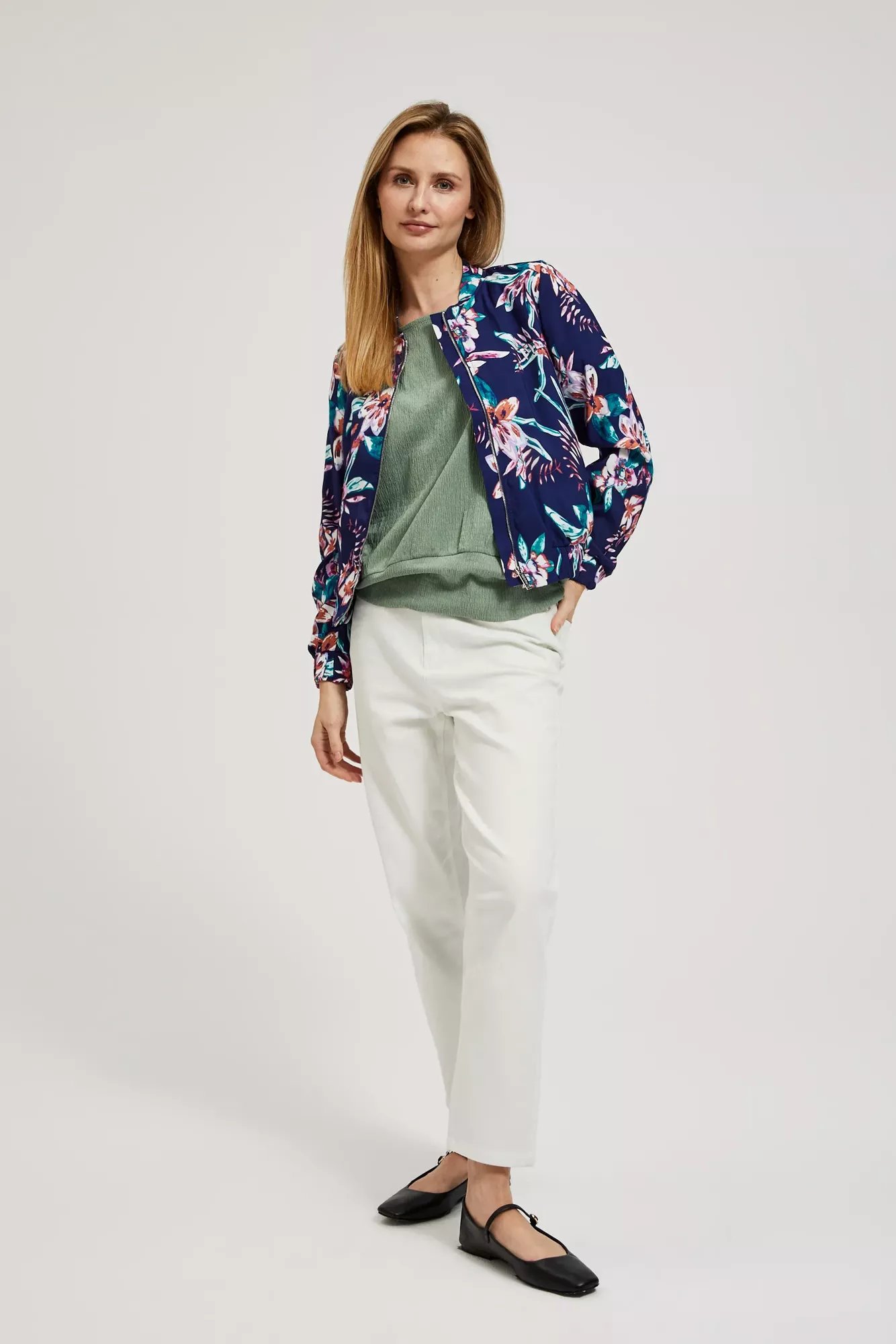 Marisse Women's Jacket L-Ku-4316 Navy