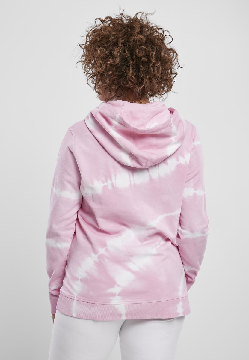 Doamnelor Tie Dye Hoody Girlypink