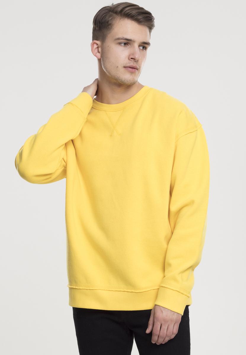 Oversized Open Edge Crew Chrome Yellow