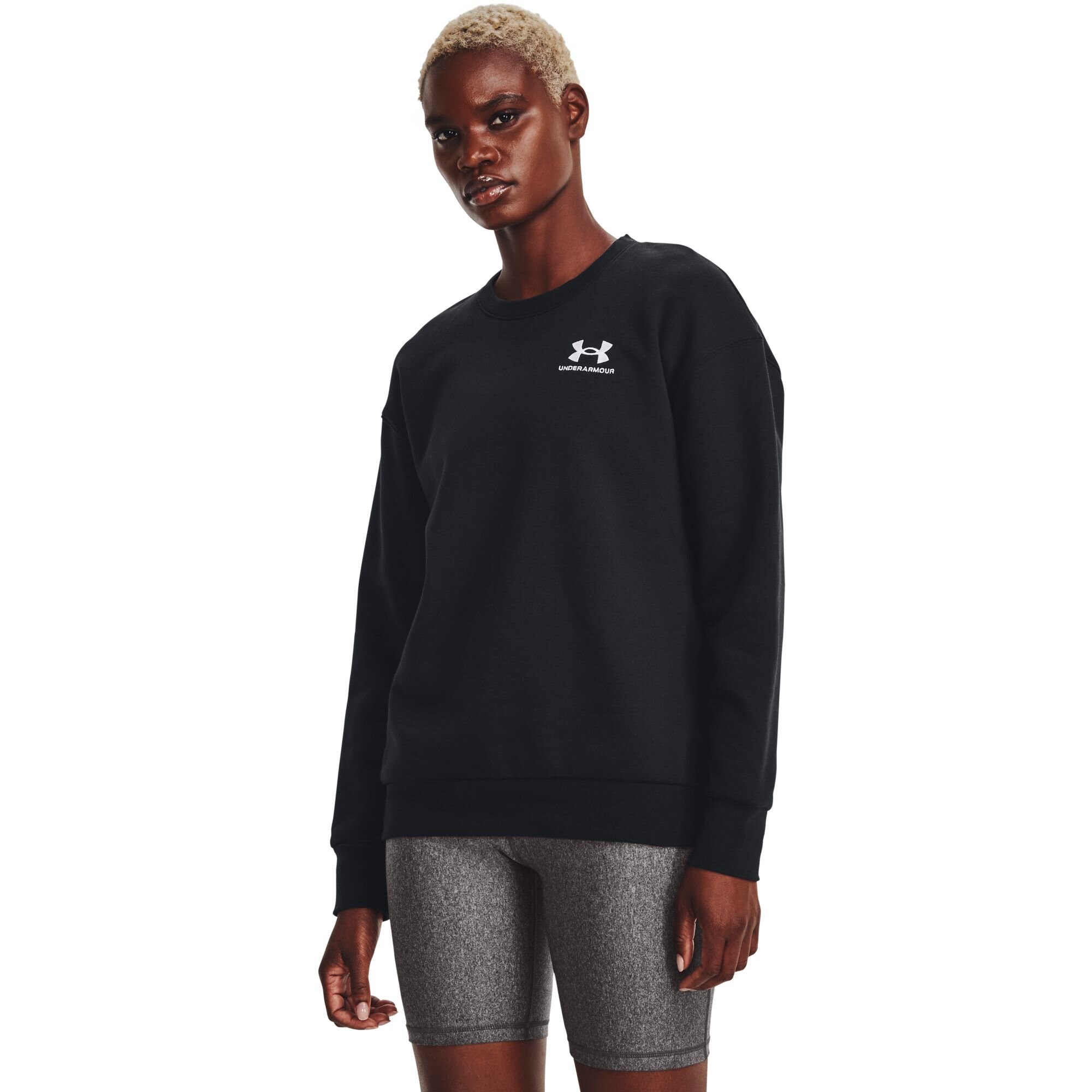 Womens fleece sweatshirt Under Armour Essential Fleece Crew