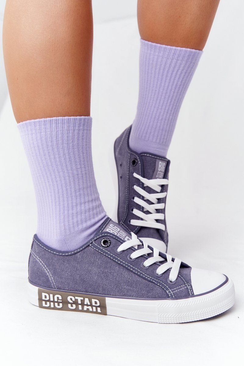 Levně Women's Sneakers BIG STAR Navy Blue