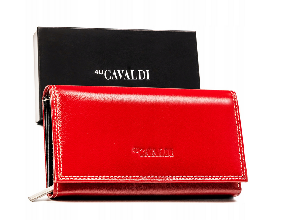 Leather wallet CAVALDI RFID 4U