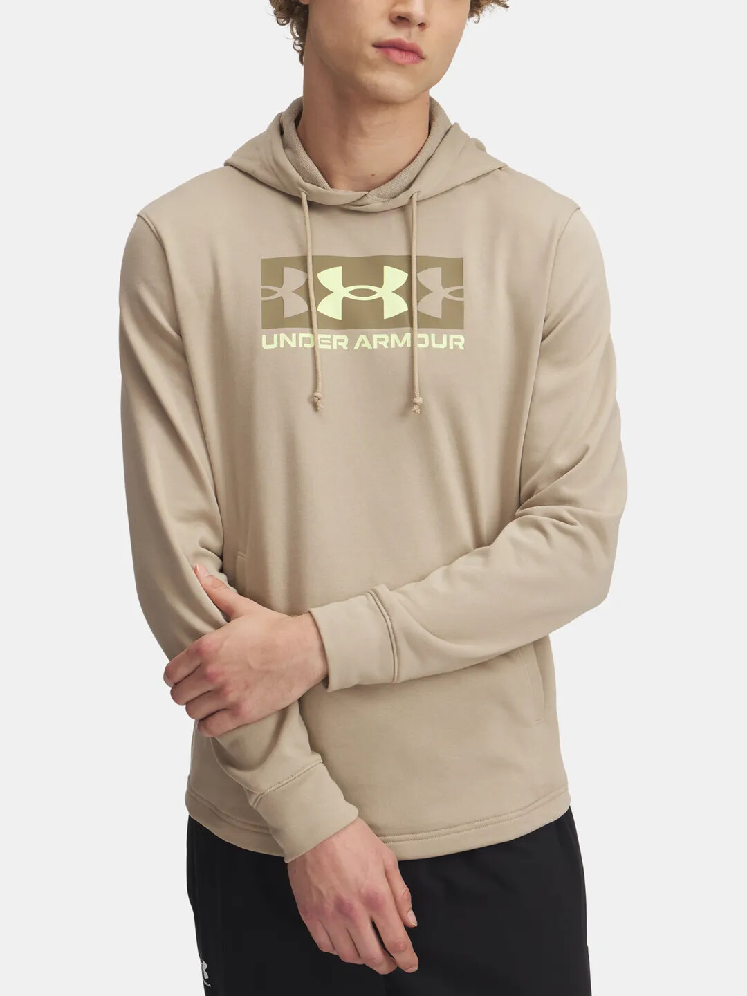 Men&#039;s Under Armour Rival Terry Logo Hood Sweatshirt