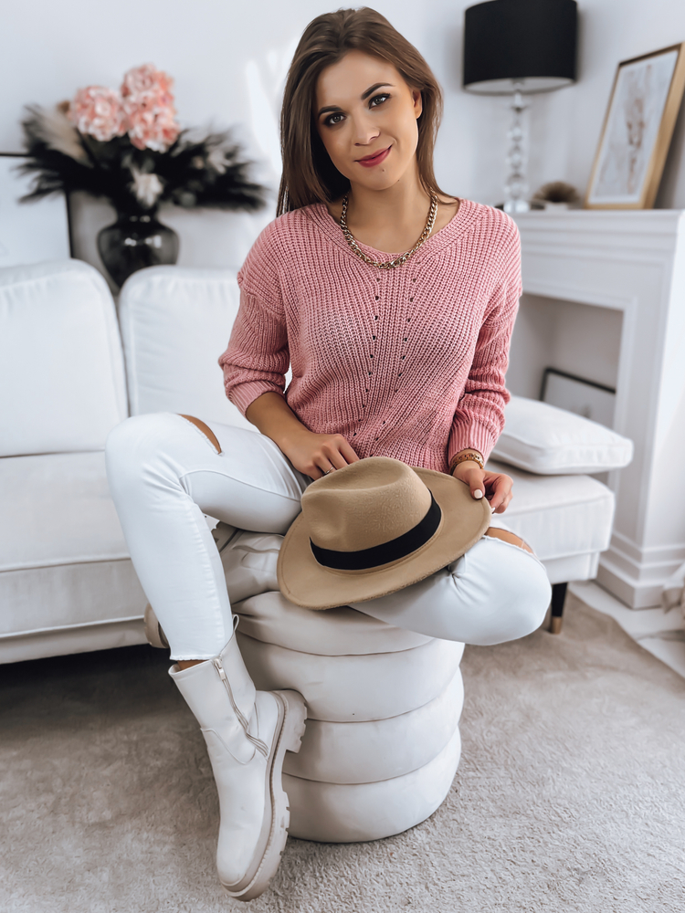Women's sweater MIGOTKA pink Dstreet