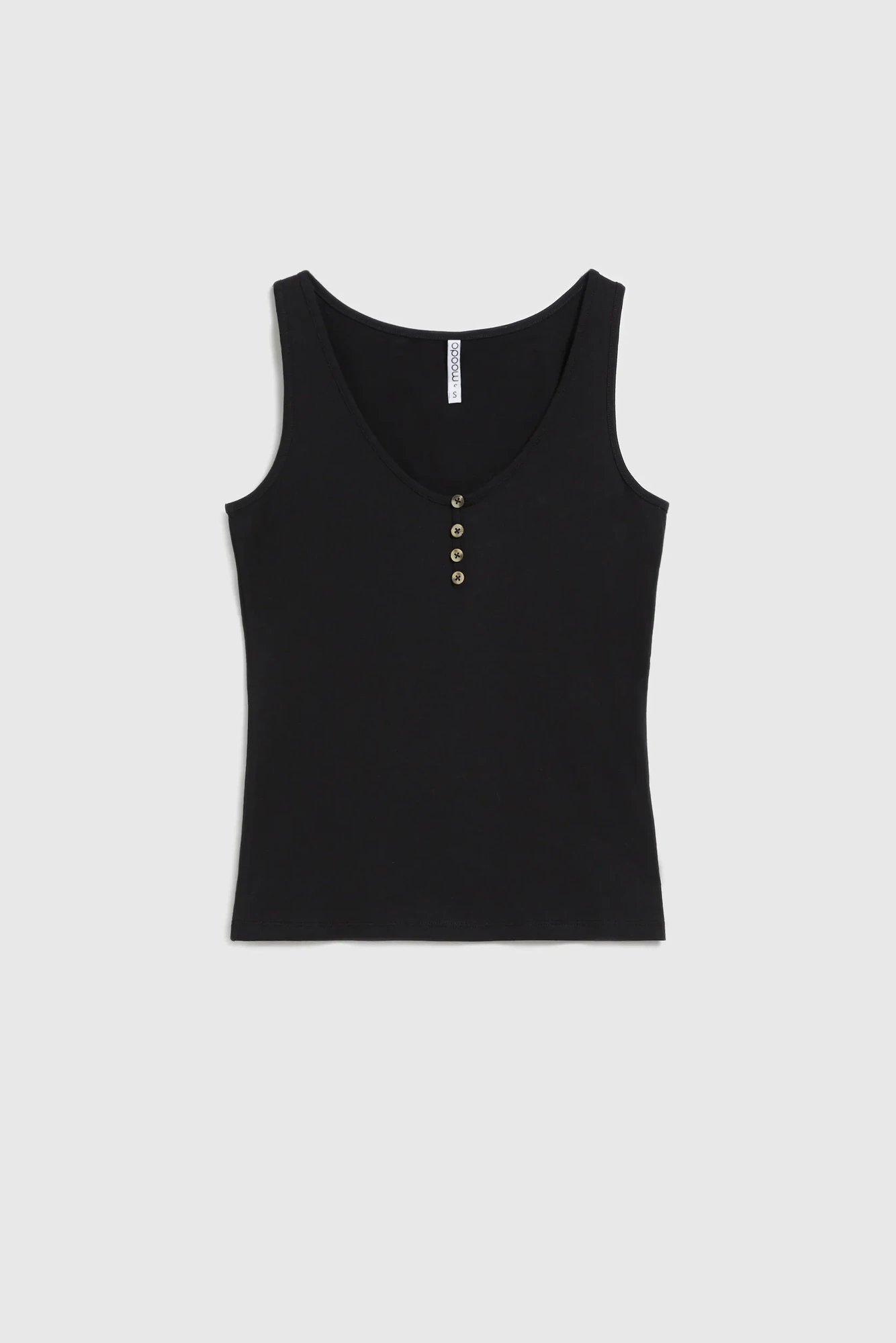 Women's tank top MOODO - black