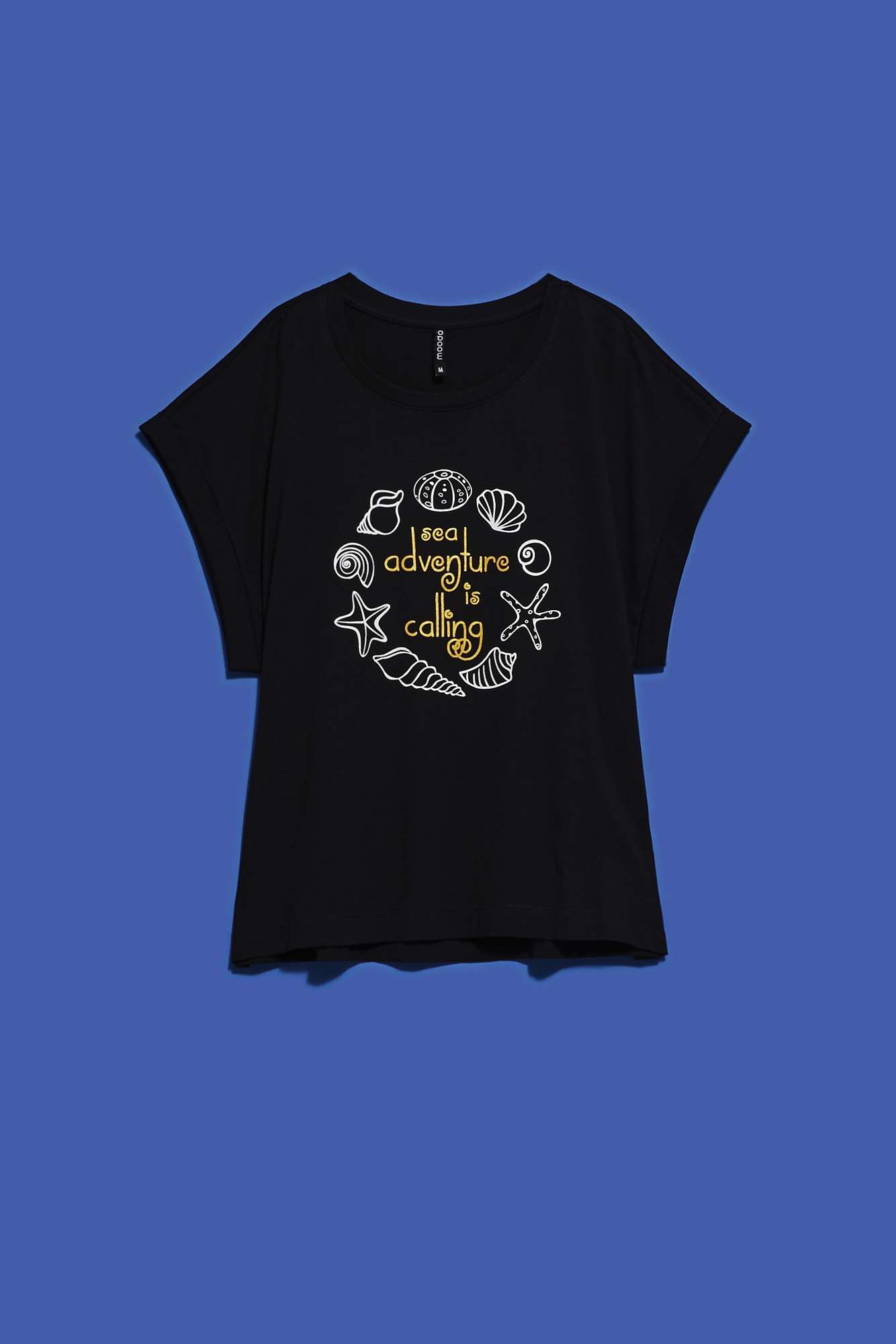 WOMEN'S T-SHIRT L-TS-4088 BLACK