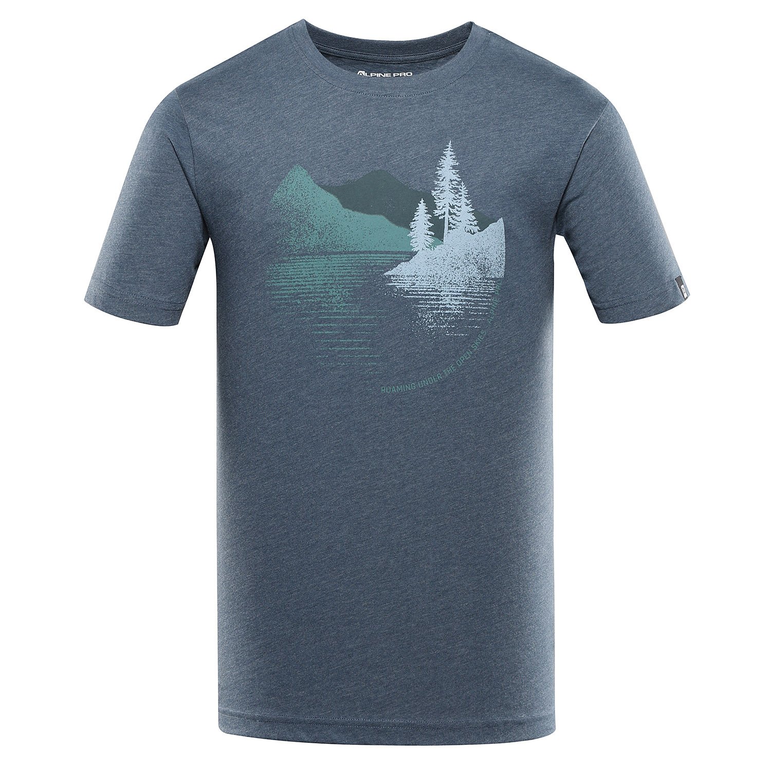 Men's quick-drying T-shirt ALPINE PRO BOLEN blue mirage variant pb