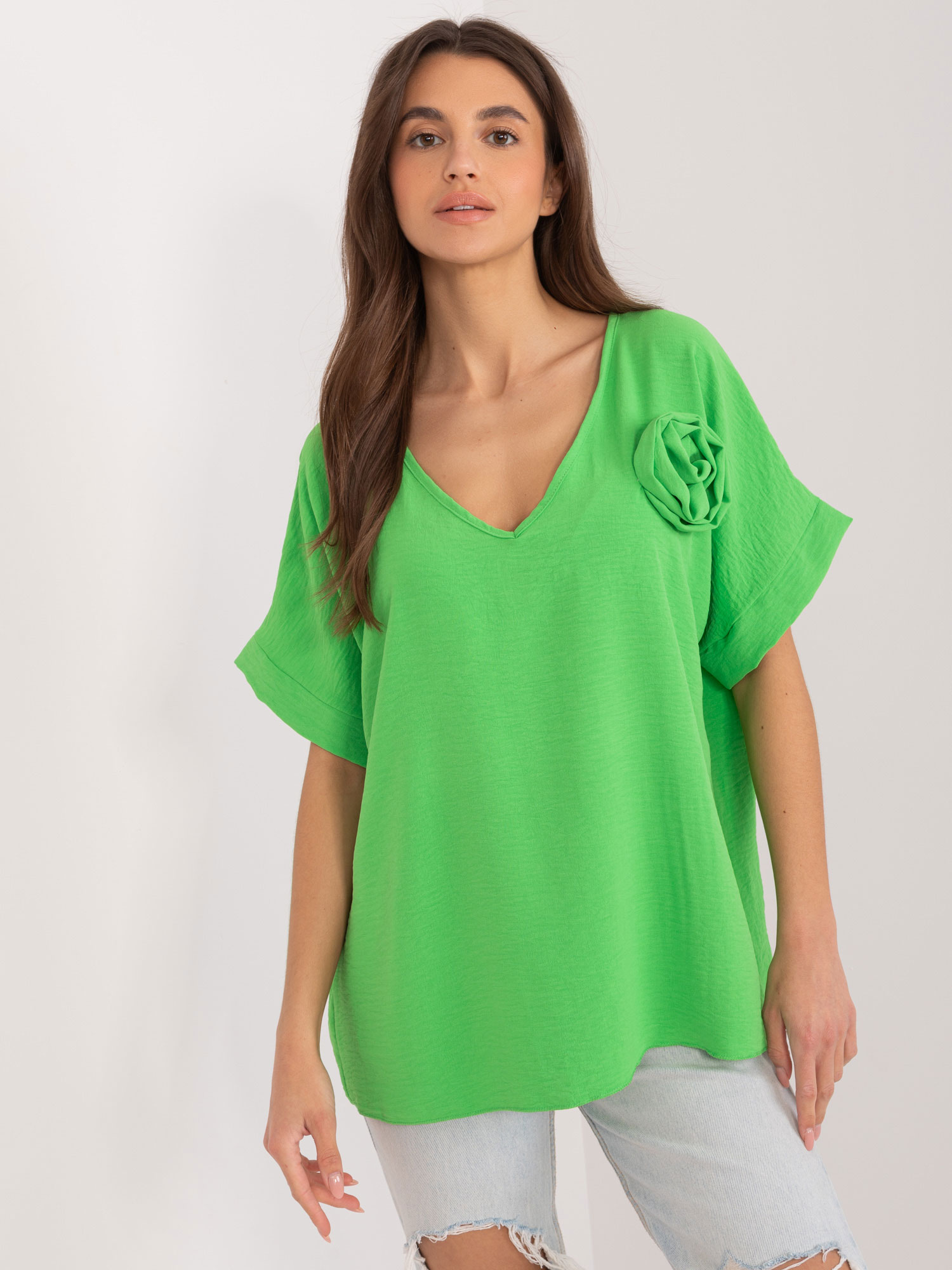 Blouse-DHJ-BZ-8368.02-light green