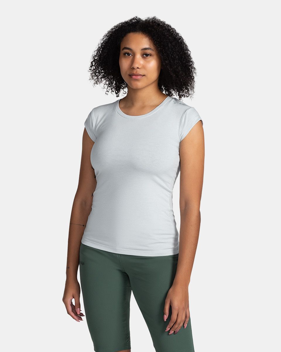 Women’s cotton T-shirt KILPI PROMO-W Light gray