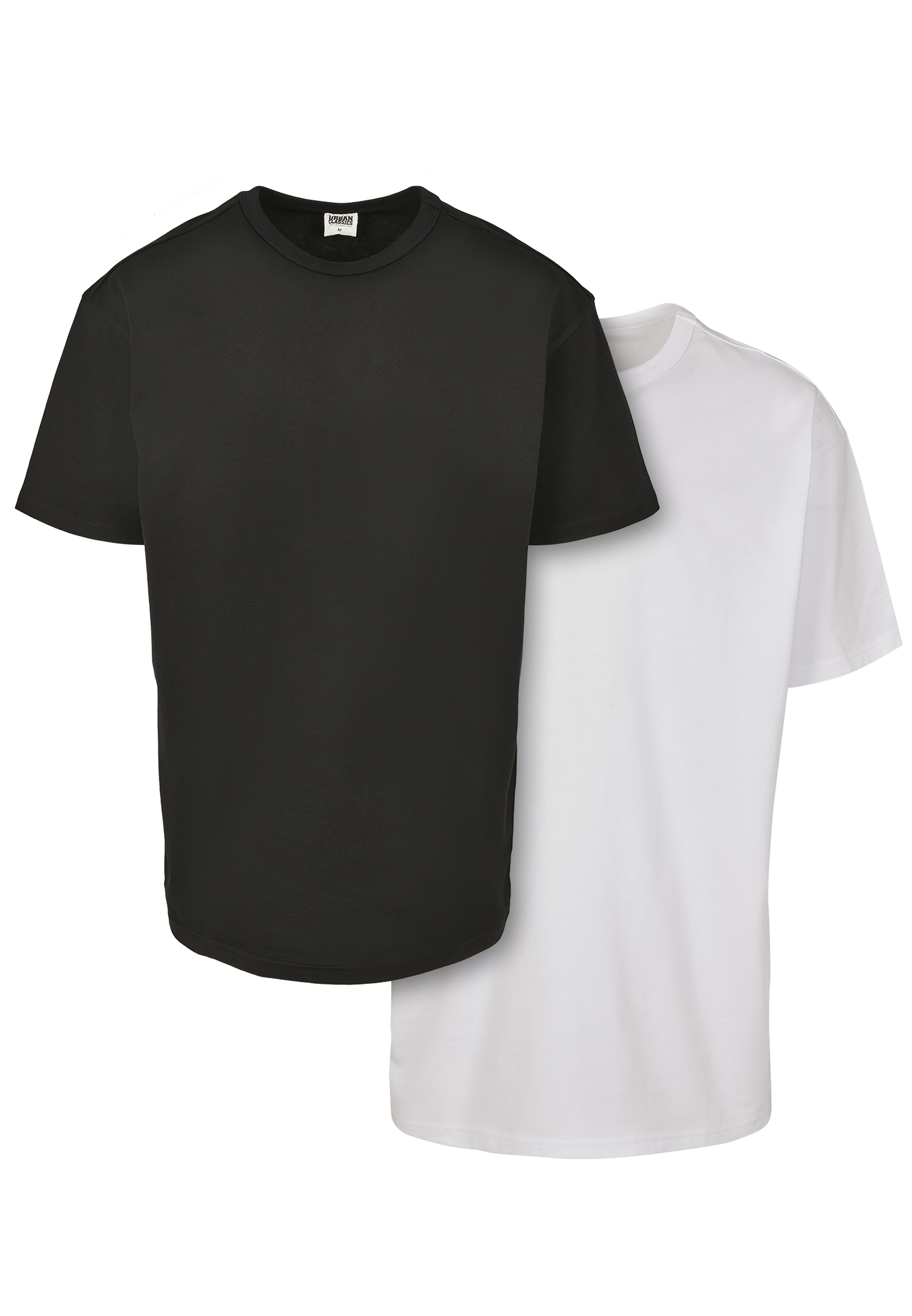 Levně Organické základní tričko 2-balení černá+bílá