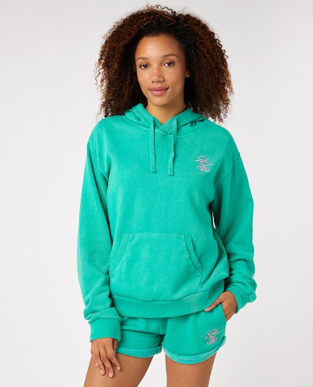 Levně Mikina Rip Curl SEARCH ICON HOODIE FLEECE Green