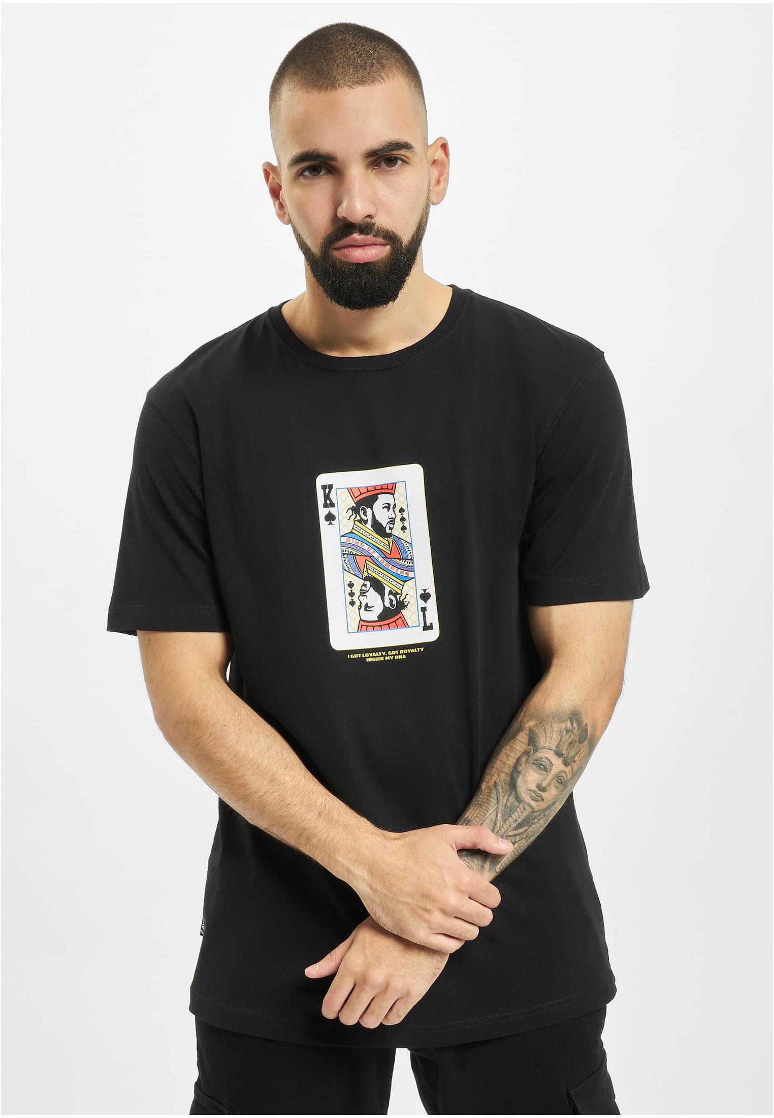 WL Compton Card Tee Black/mc