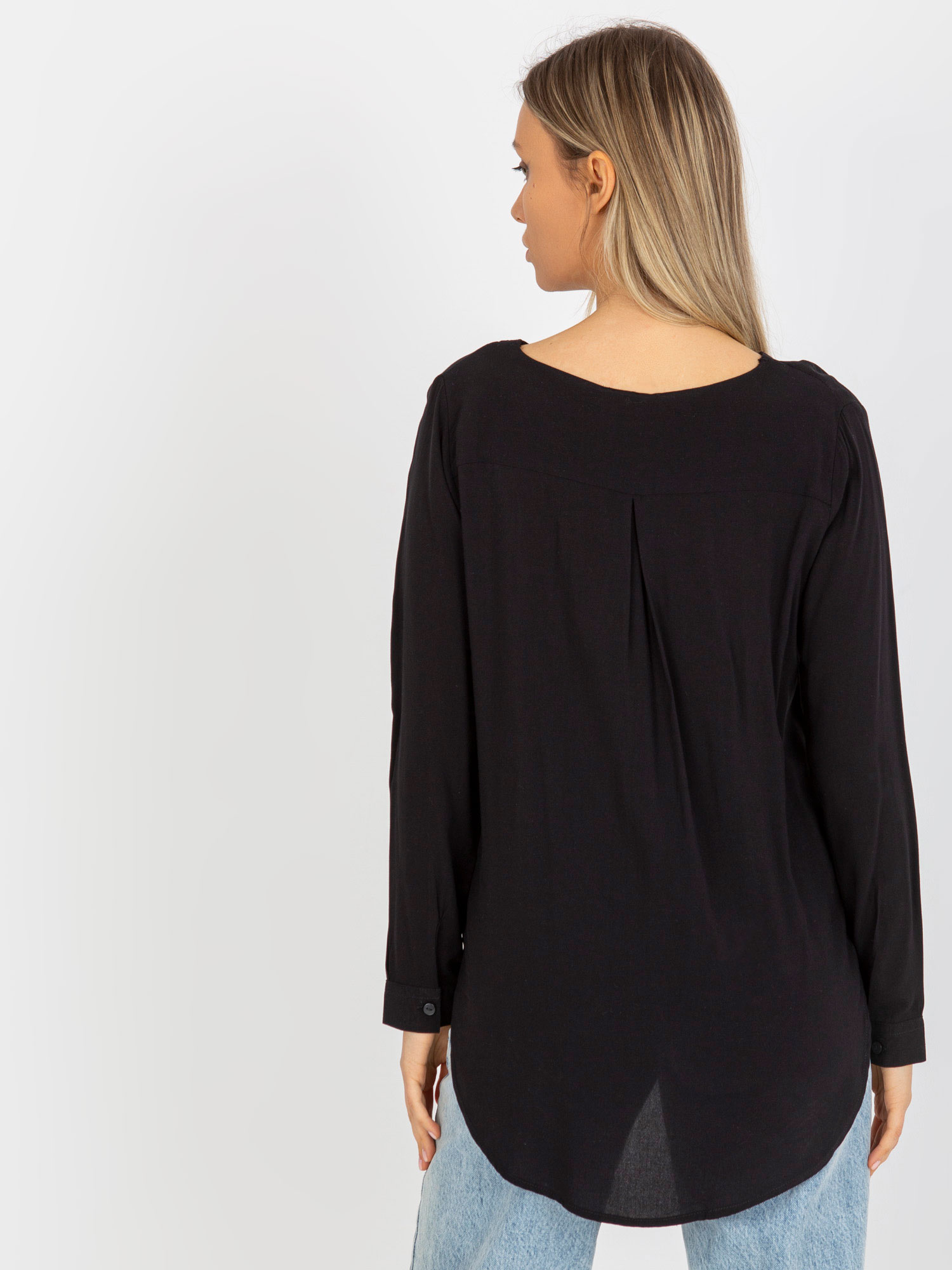 Blouse-D73761M10997C-black