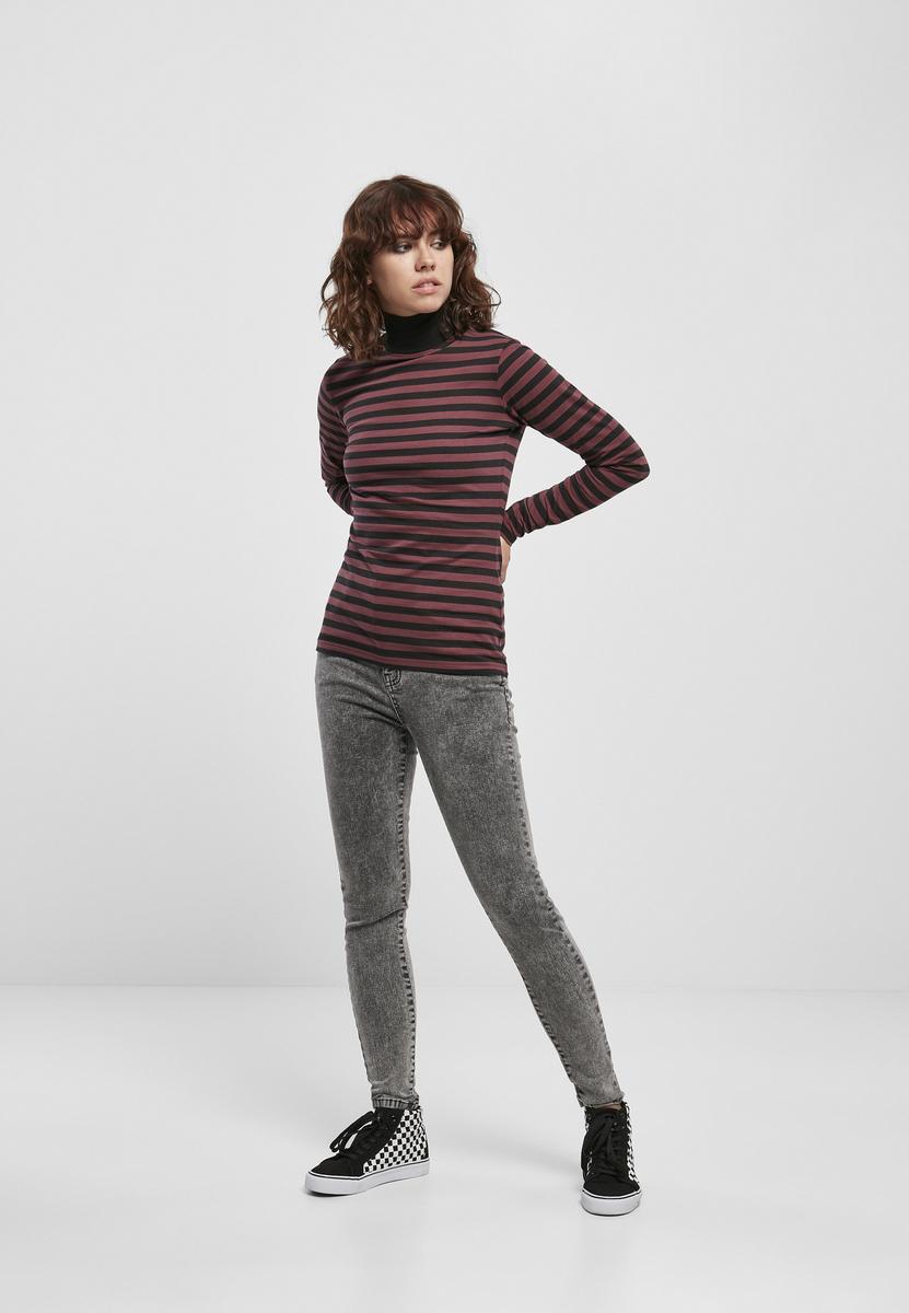 Doamnelor Y / D Turtleneck L / S Cherry / BLK
