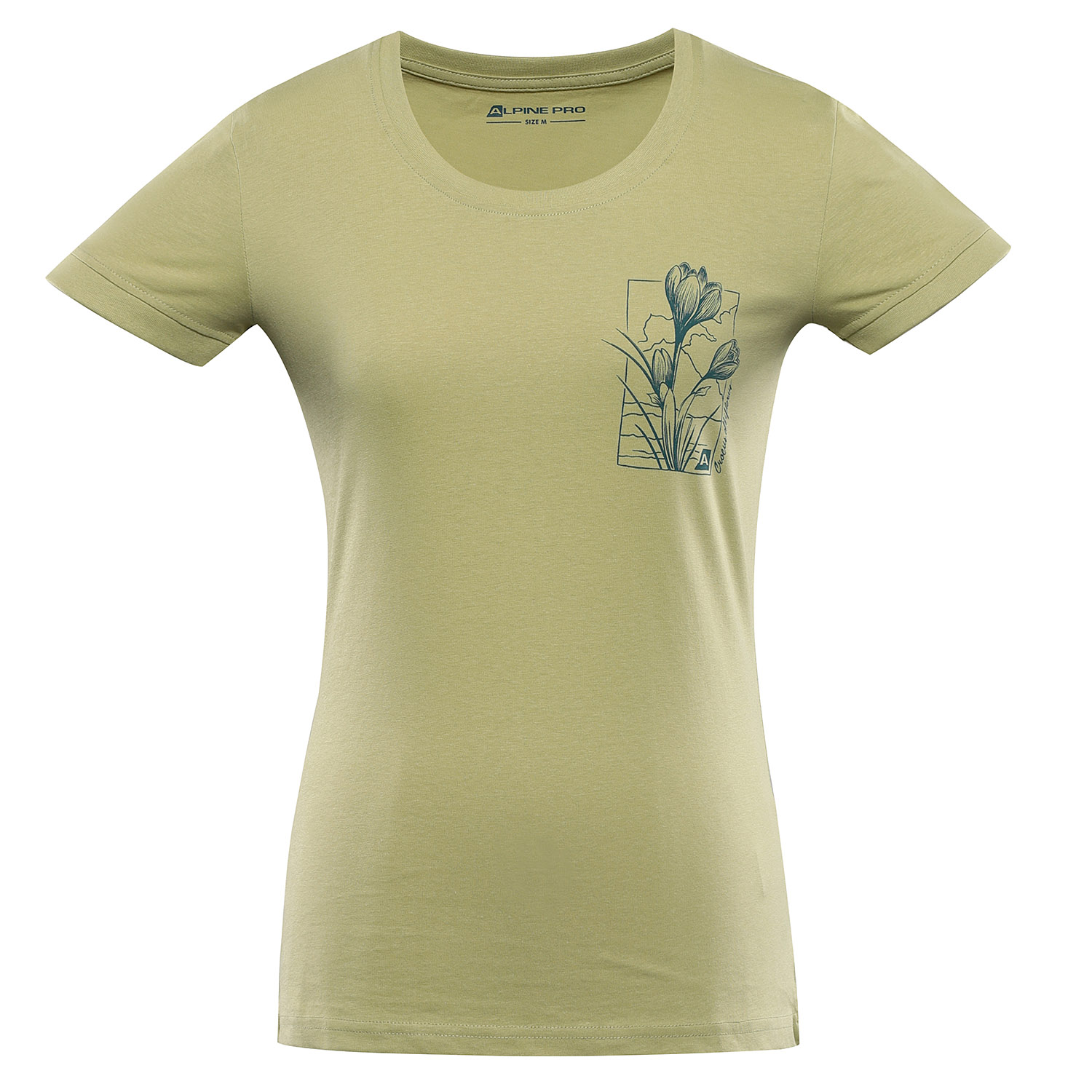 Women's T-shirt Made Of Organic Cotton ALPINE PRO TERMESA Weeping Willow Variant Pb