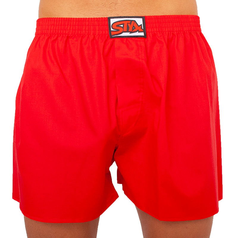 Men's Briefs Styx Classic Rubber Red