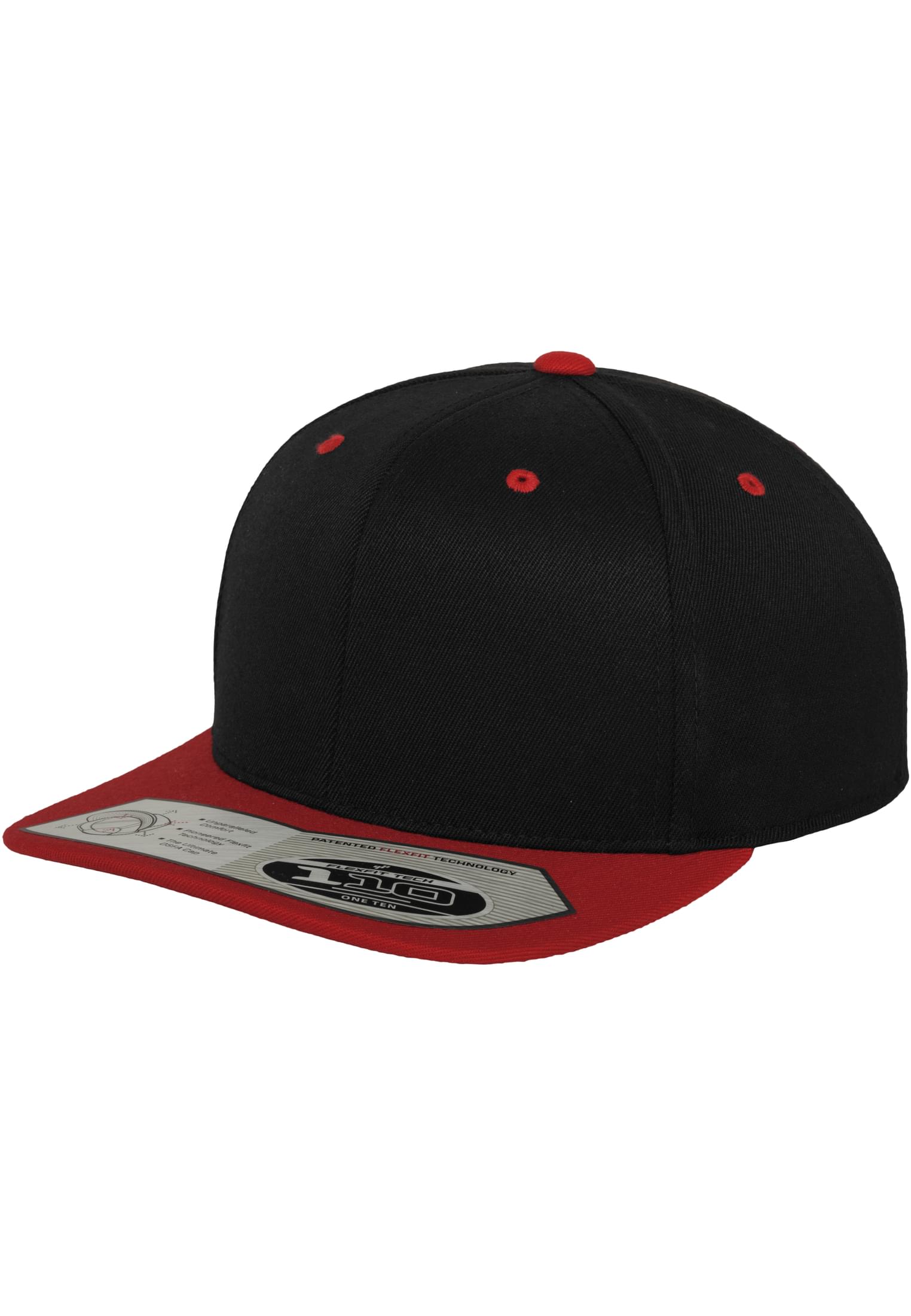 110 Mounted Snapback Blk/red