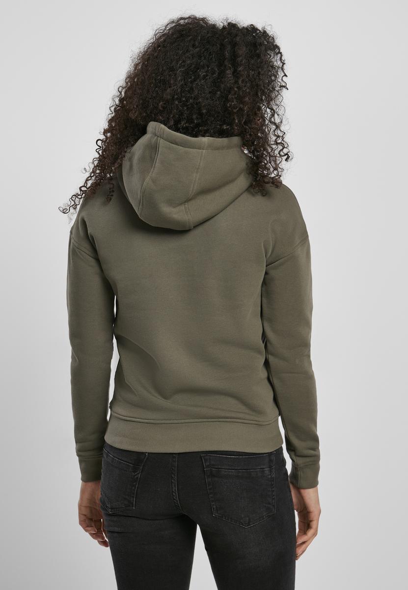 Doamnelor organice Hoody olive