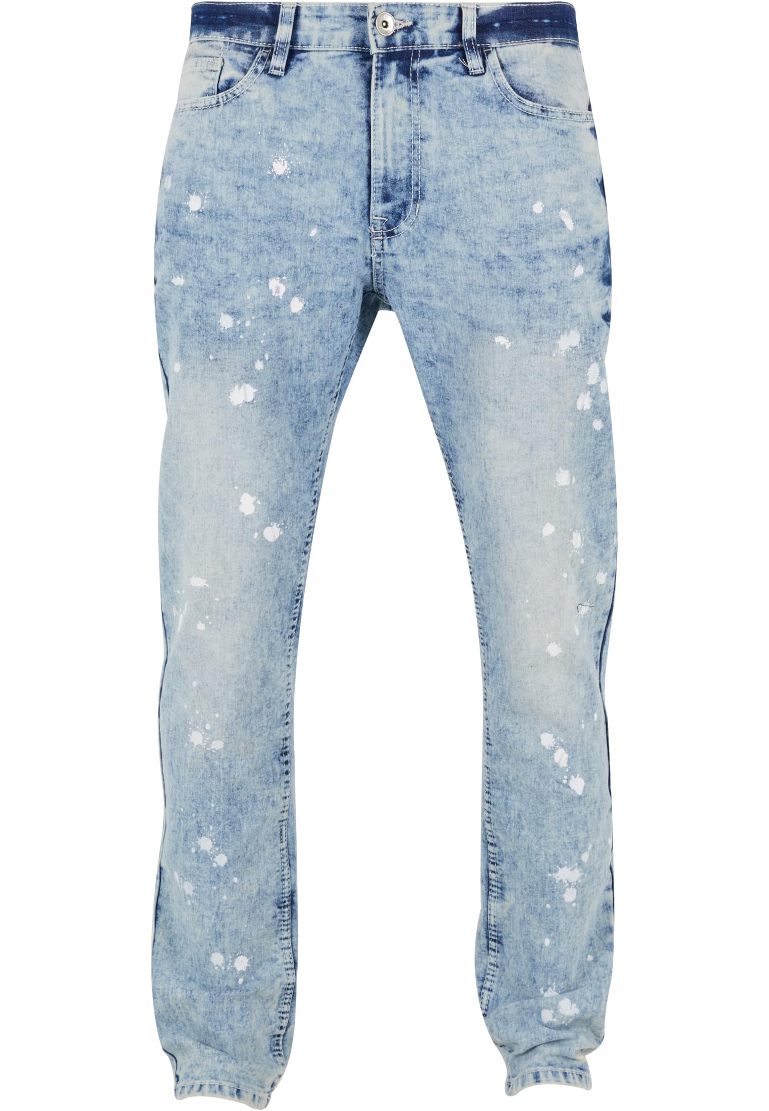 Men's Stretch Signature Jeans Blue With Blotches