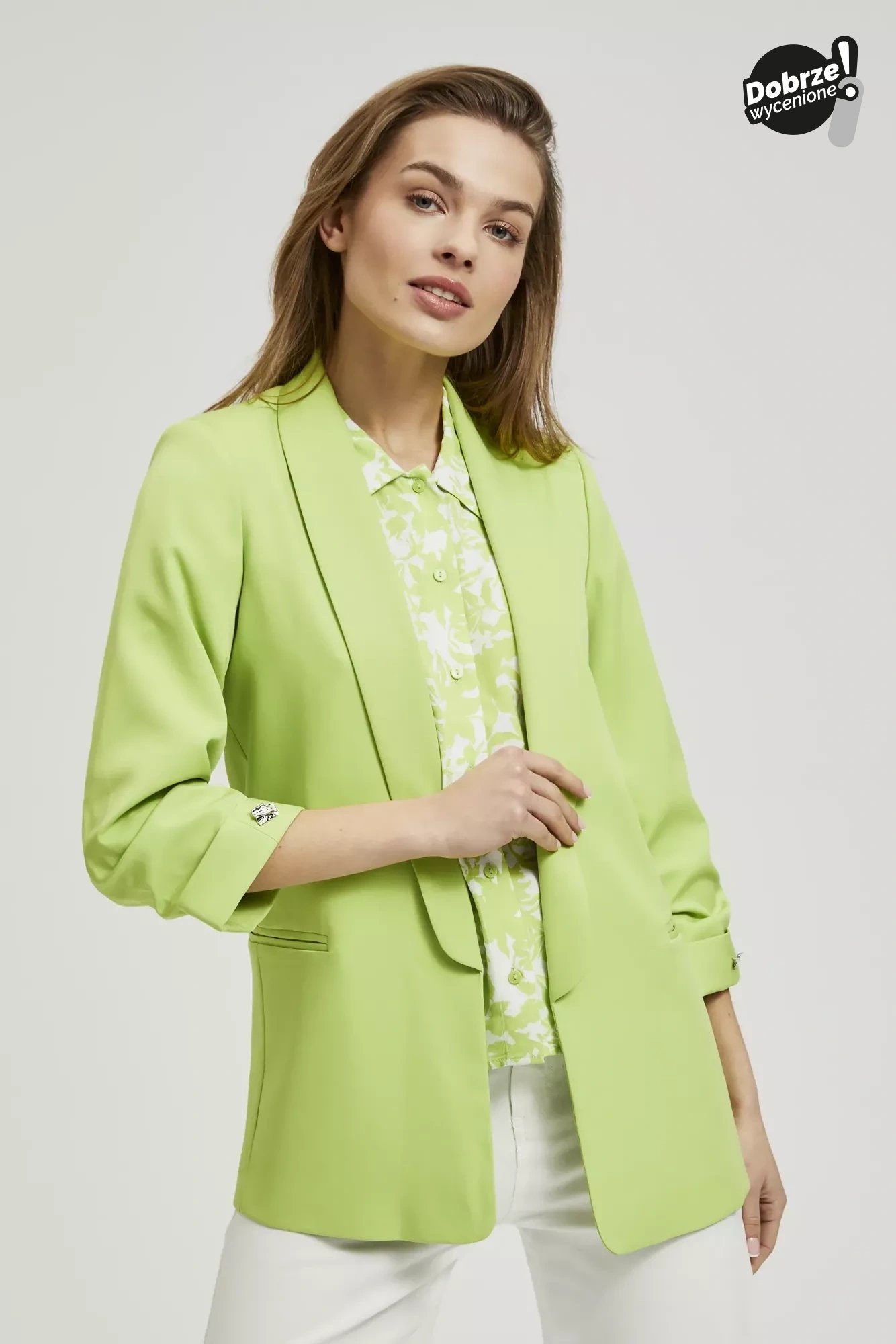 Women's Blazer MOODO - Light Green