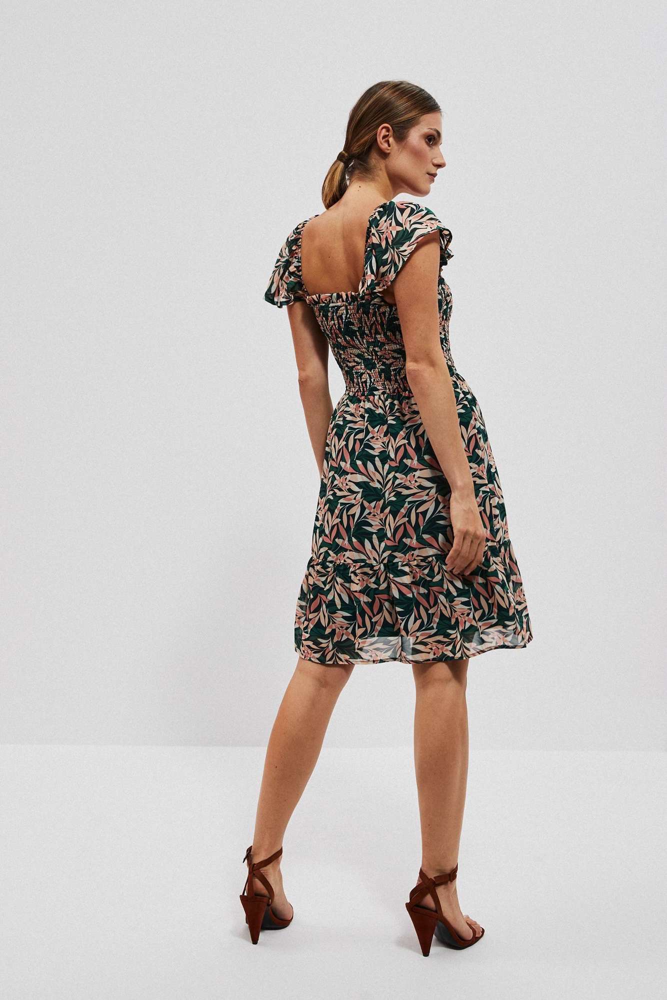 WOMEN'S DRESS L-SU-4024 D.Beige