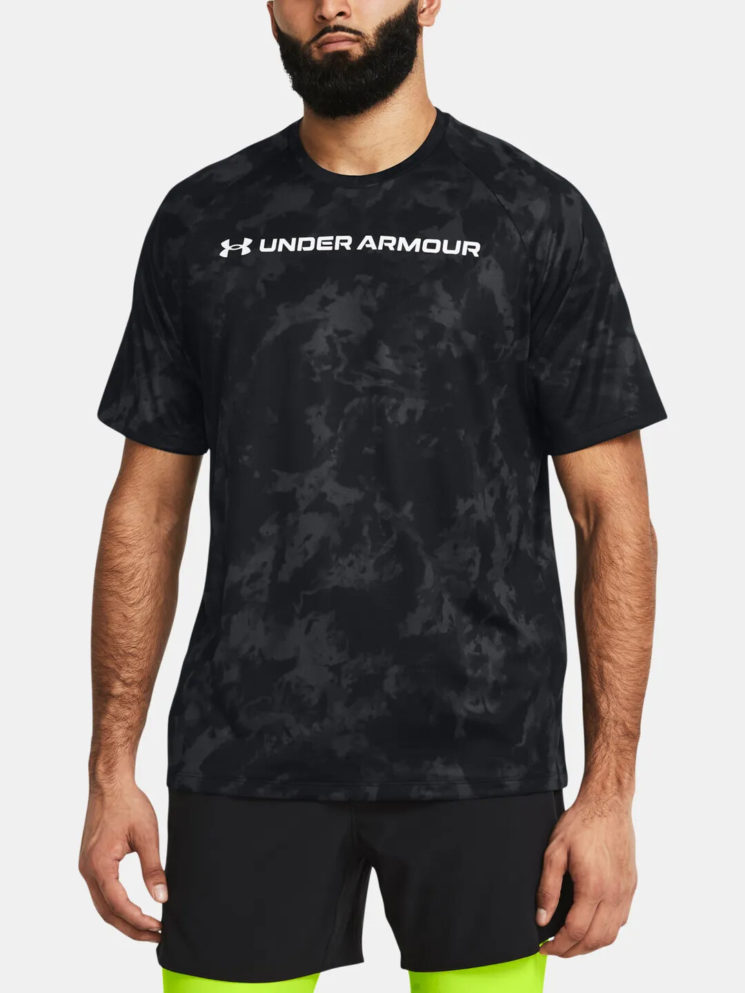 Pánské tričko Under Armour Tech ABC Camo SS