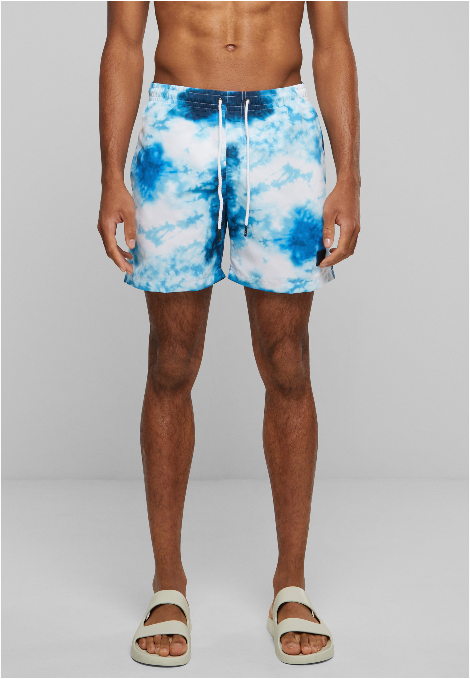 Pattern Swimming Shorts Pool Aop