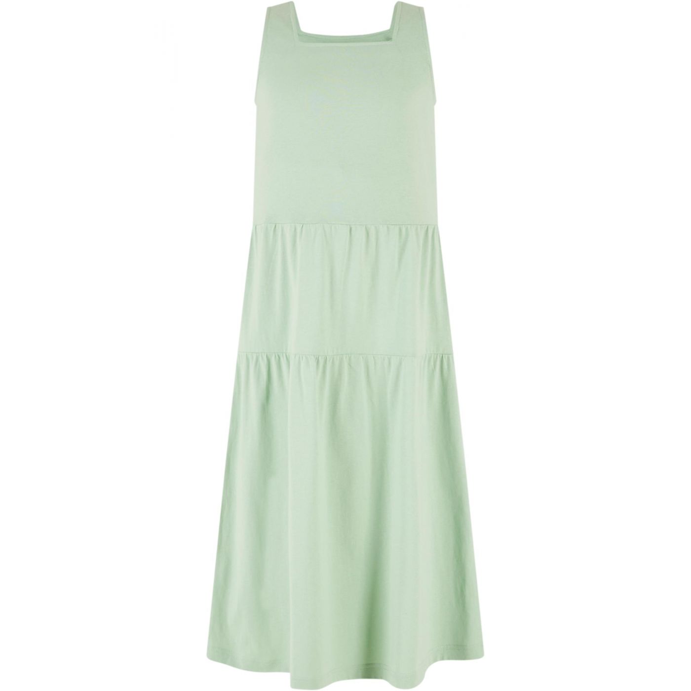 Girls' 7/8 Length Valance Summer Dress - Green