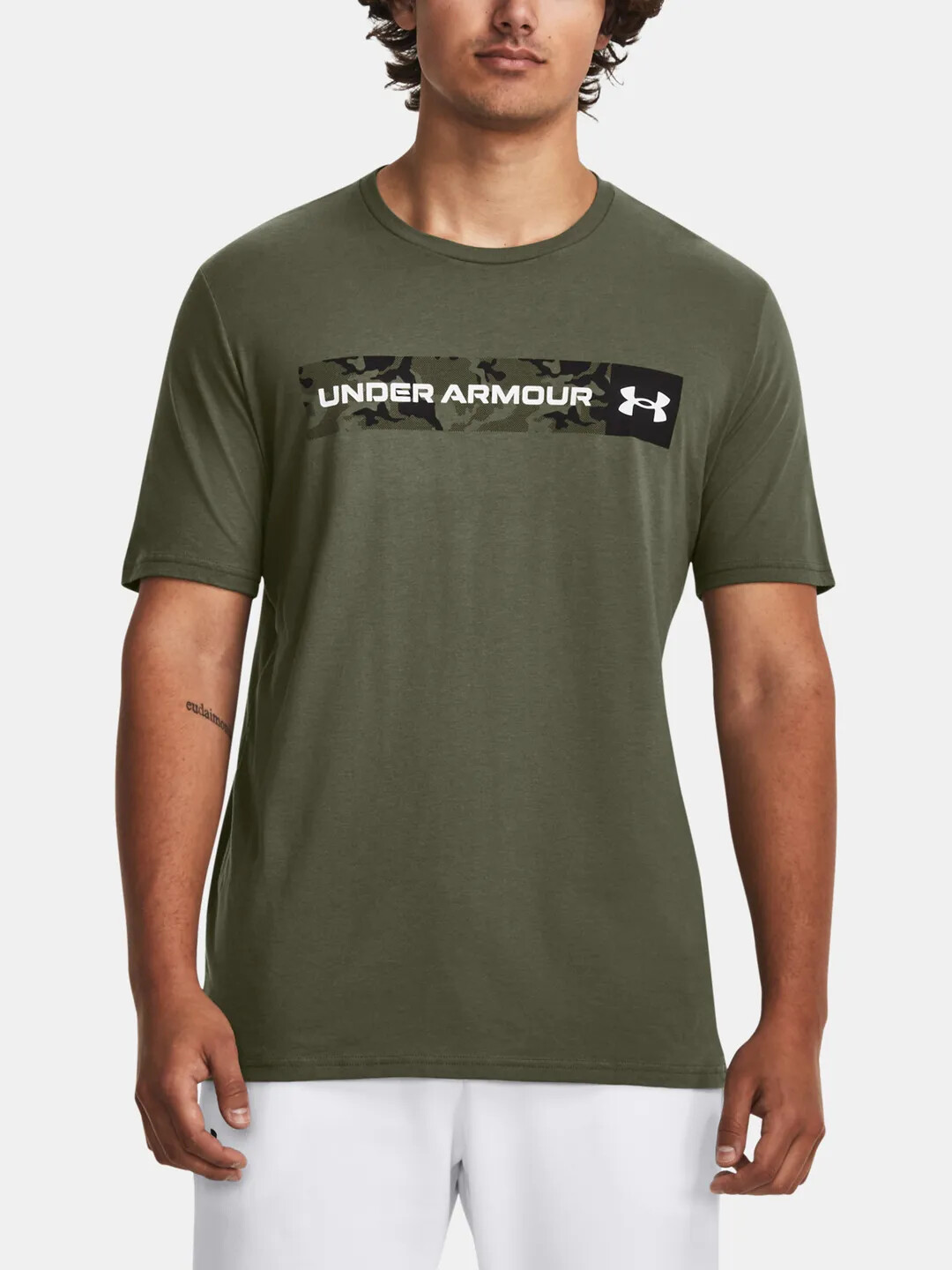 Men's T-shirt Under Armour Camo Chest Stripe SS